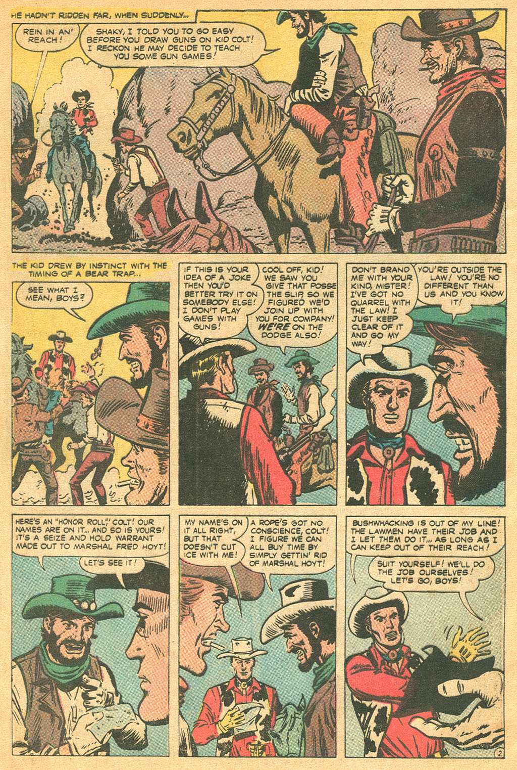 Read online Kid Colt Outlaw comic -  Issue #145 - 4