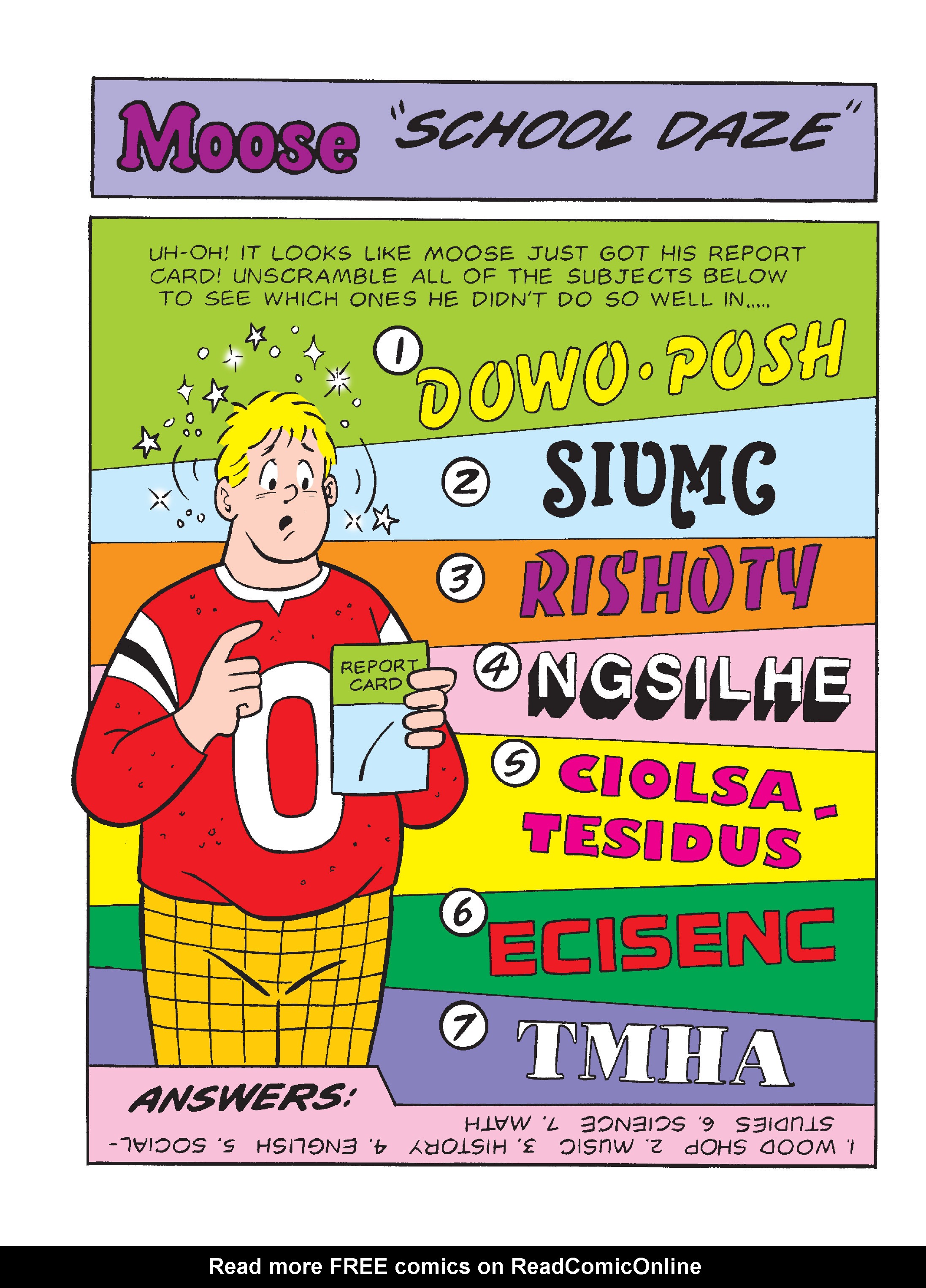 Read online Archie's Funhouse Double Digest comic -  Issue #19 - 58