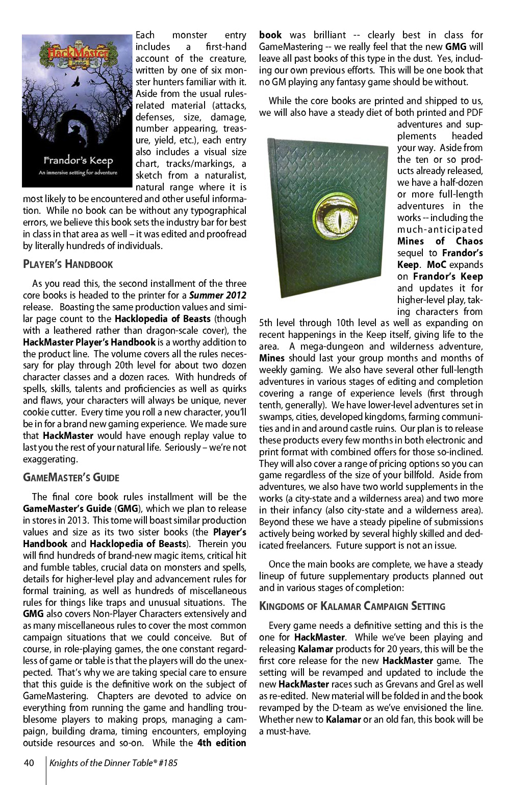 Read online Knights of the Dinner Table comic -  Issue #185 - 42