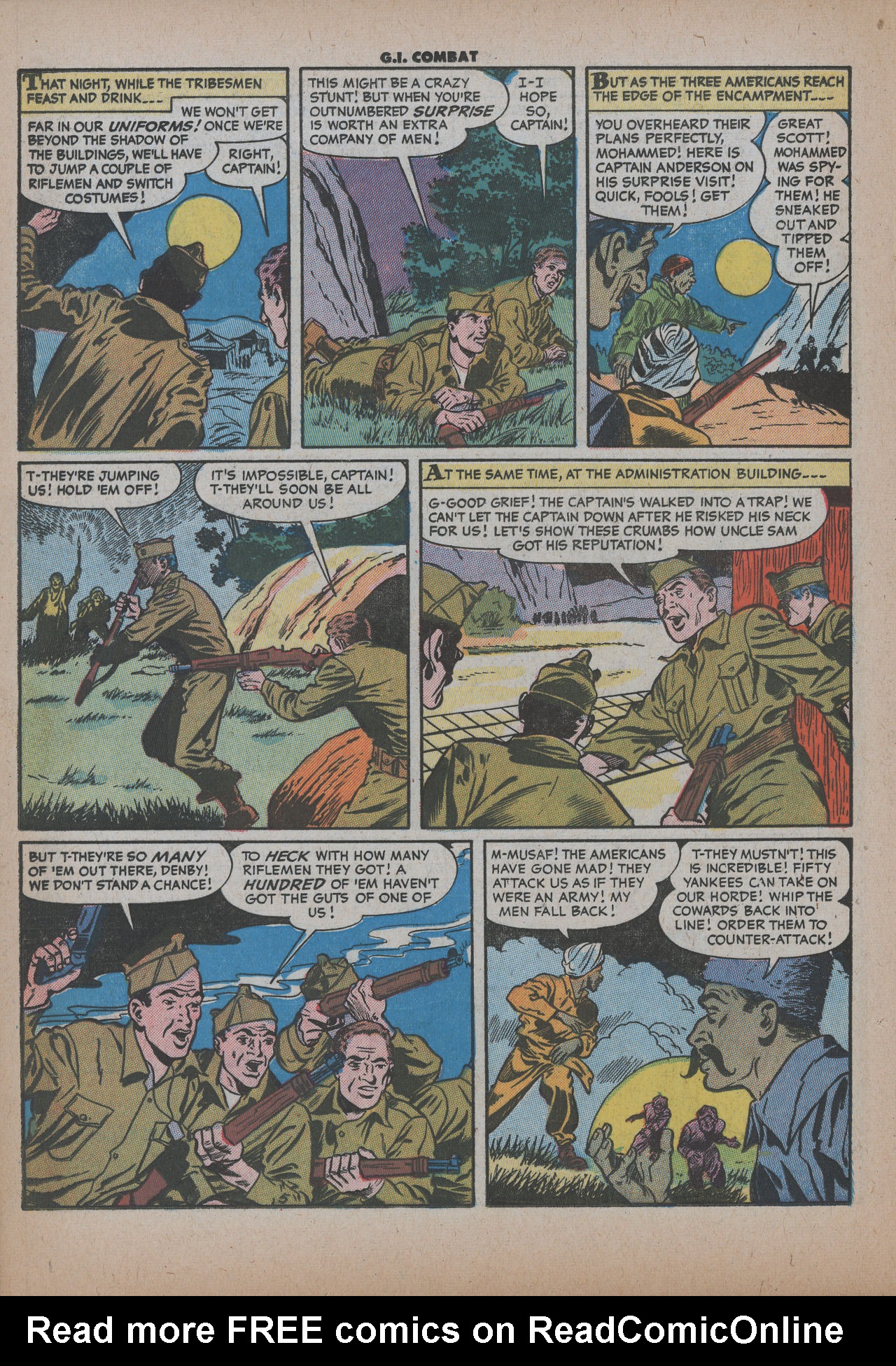 Read online G.I. Combat (1952) comic -  Issue #37 - 16