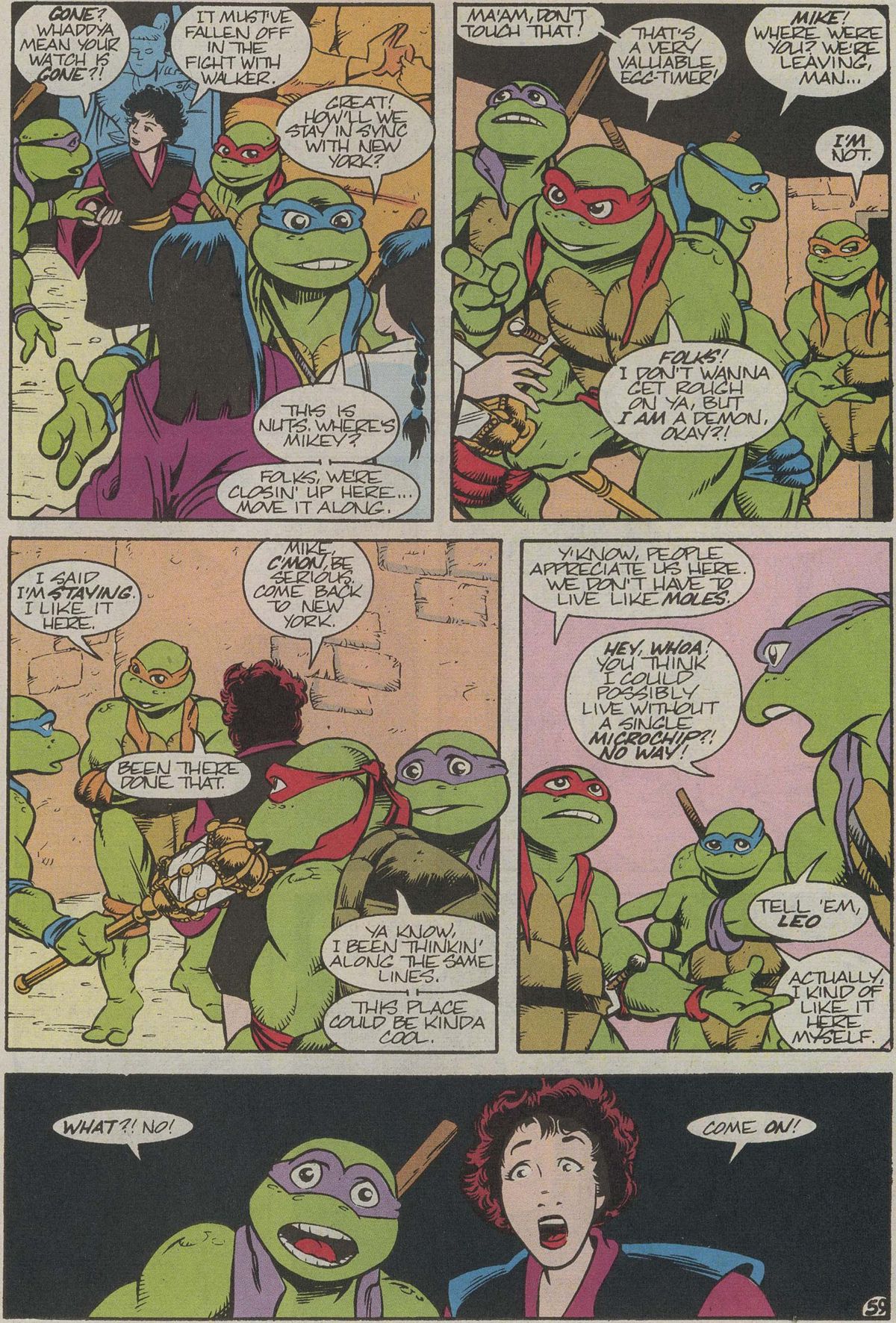 Read online Teenage Mutant Ninja Turtles III The Movie: The Turtles Are Back...In Time! comic -  Issue # Full - 60