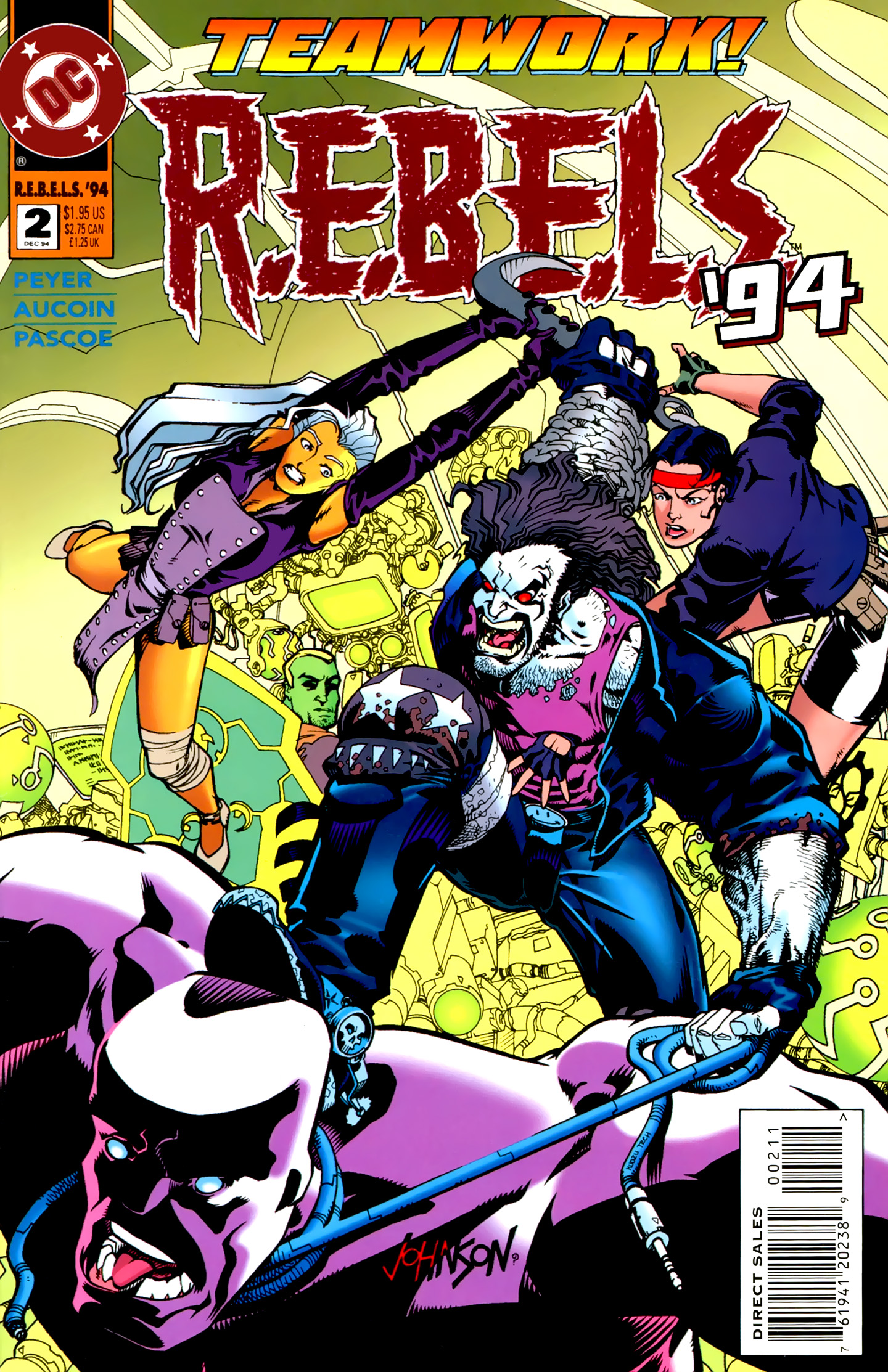 Read online R.E.B.E.L.S. '94 comic -  Issue #2 - 1