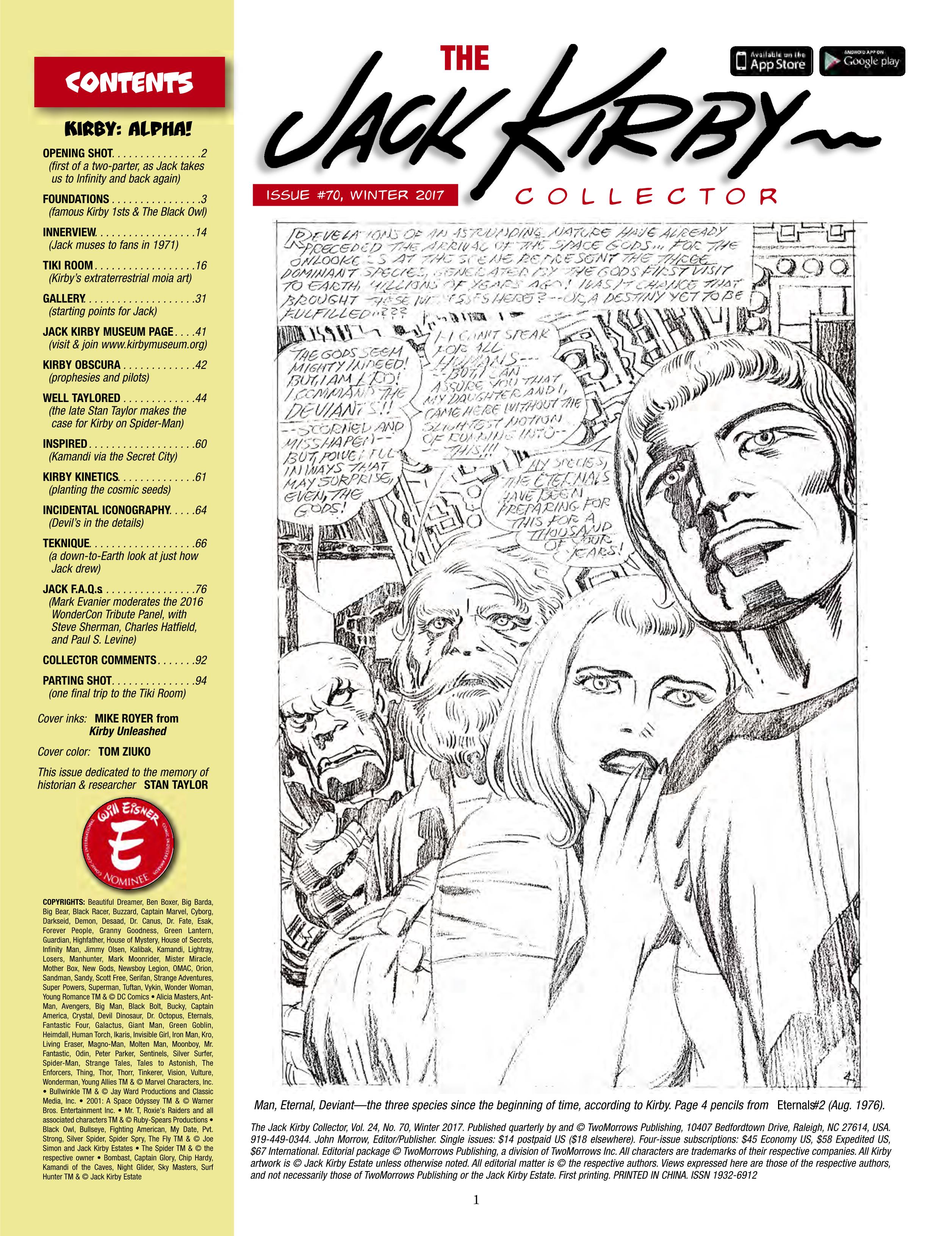 Read online The Jack Kirby Collector comic -  Issue #70 - 3