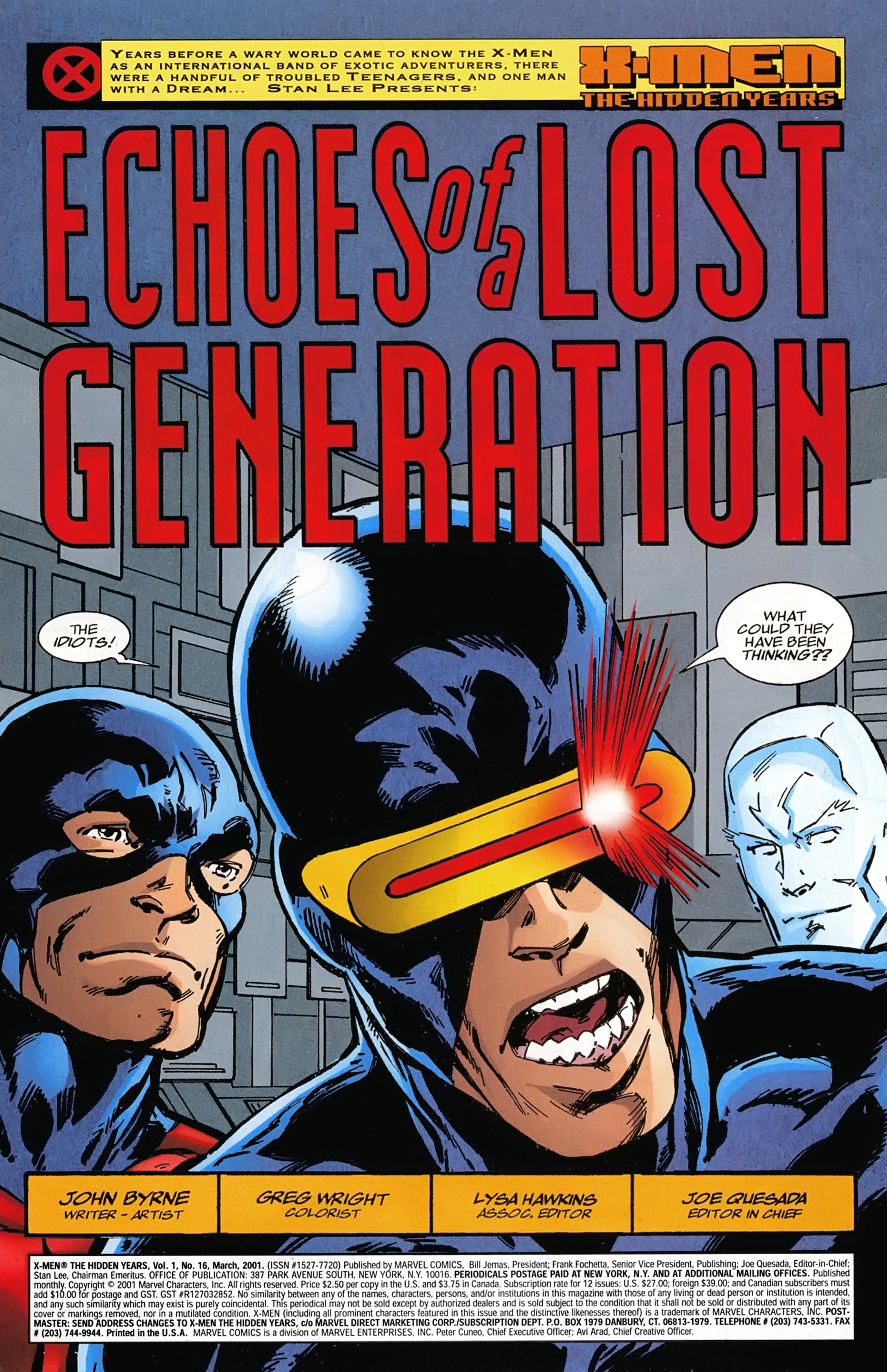 Read online X-Men: Hidden Years comic -  Issue #16 - 2