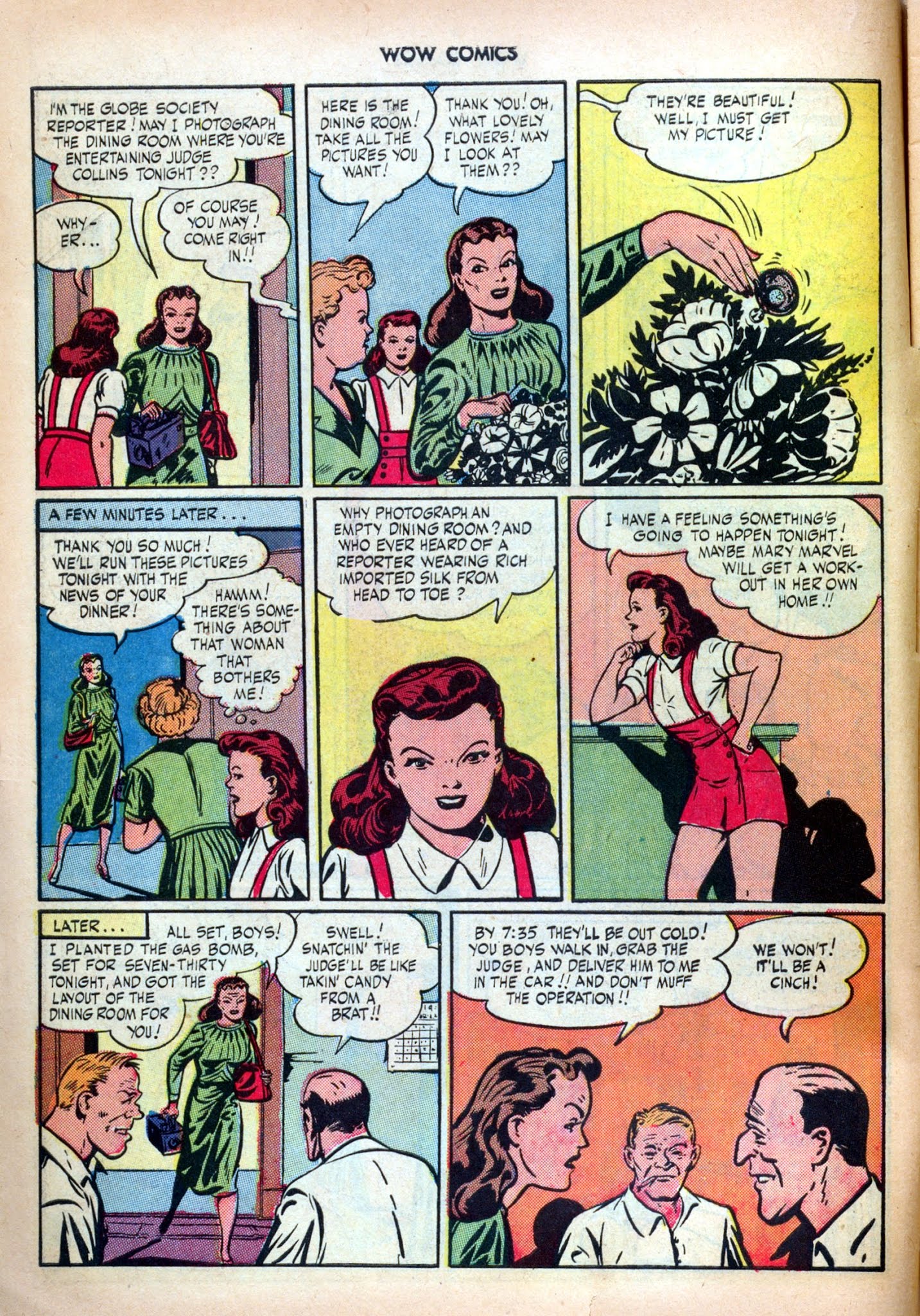 Read online Wow Comics comic -  Issue #37 - 6