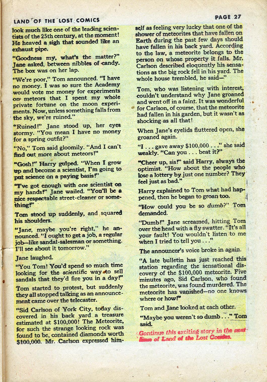 Read online Land of the Lost Comics comic -  Issue #1 - 29