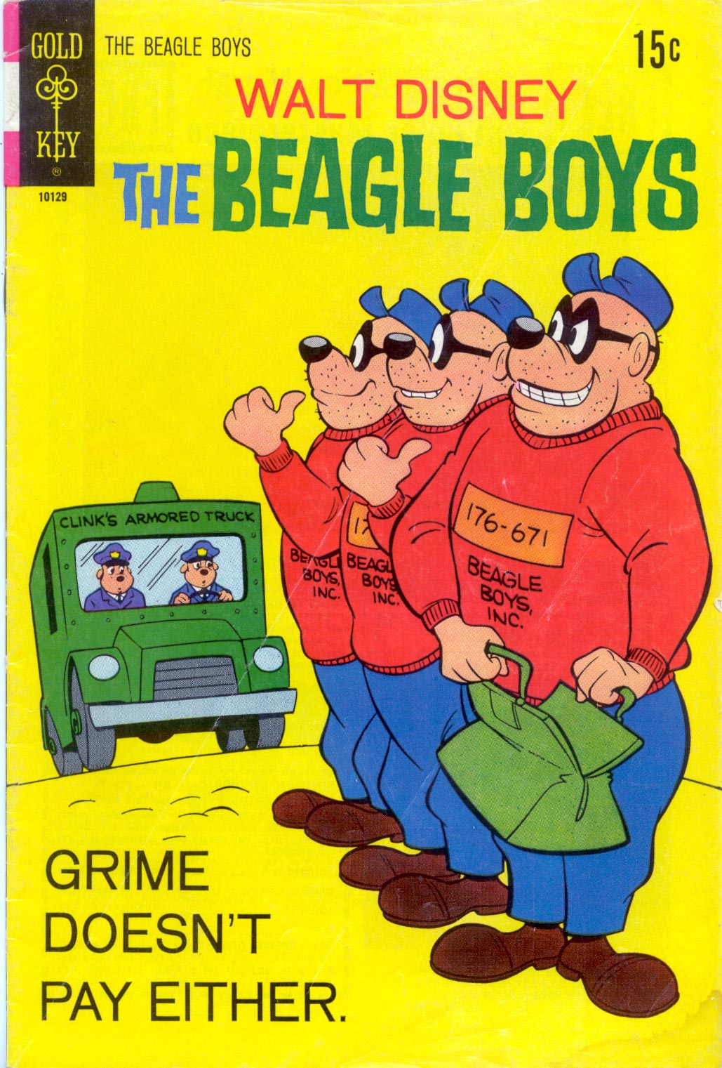 Read online Walt Disney THE BEAGLE BOYS comic -  Issue #11 - 1