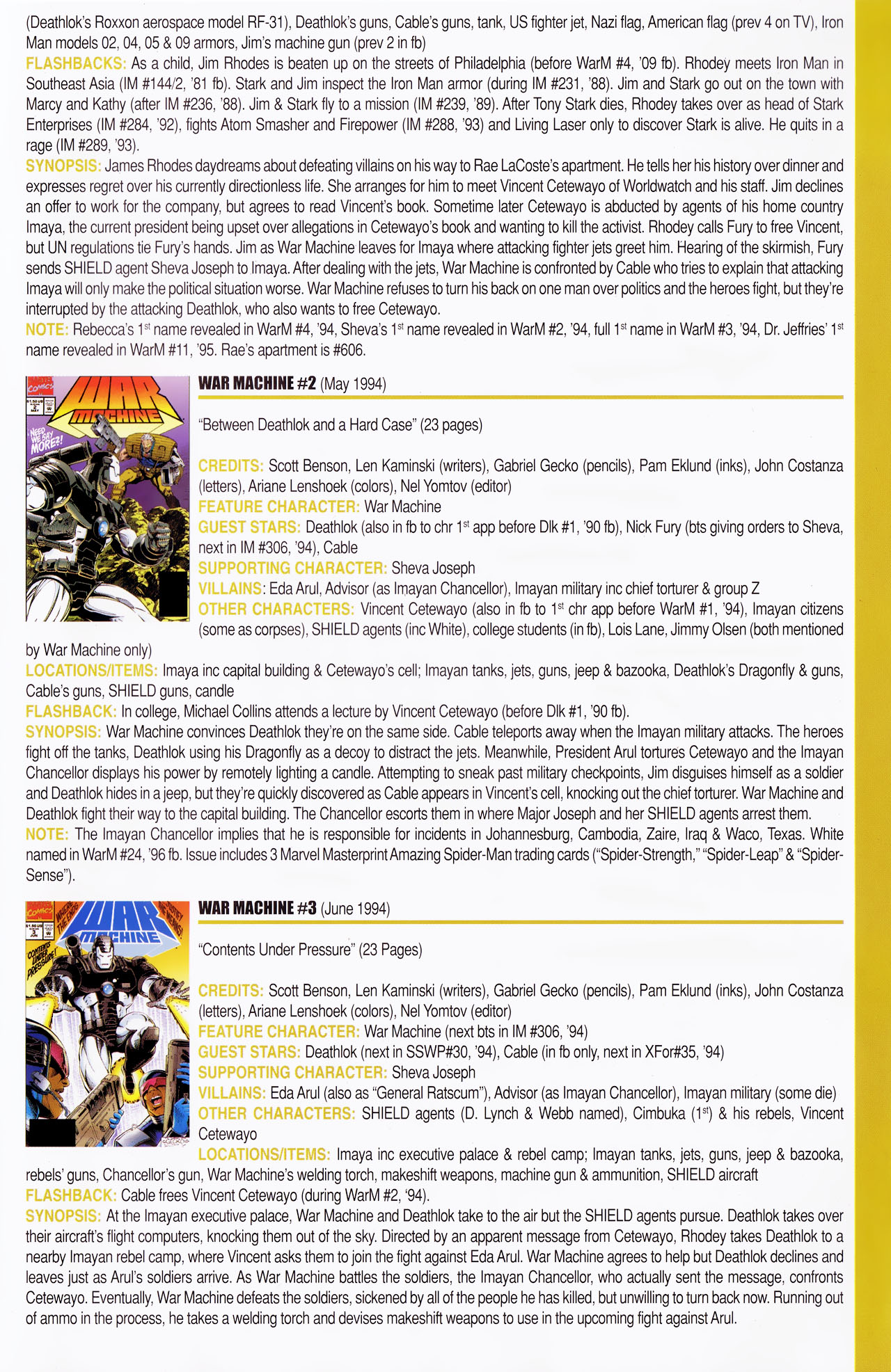 Read online Official Index to the Marvel Universe comic -  Issue #13 - 39