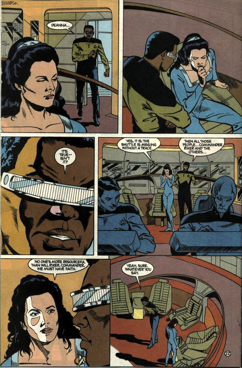 Read online Star Trek: The Next Generation (1989) comic -  Issue #20 - 23