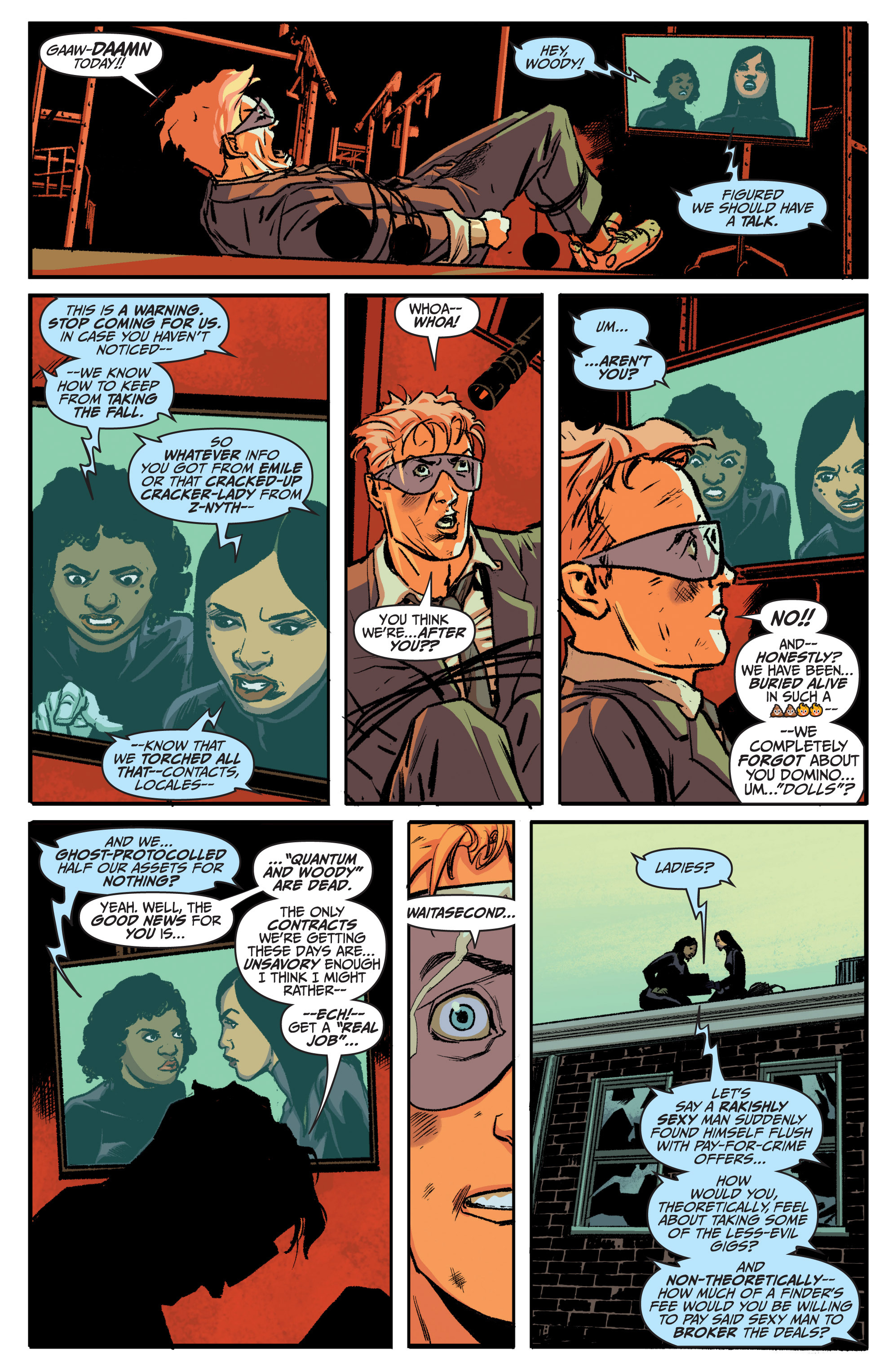Read online Quantum and Woody Must Die comic -  Issue #4 - 16