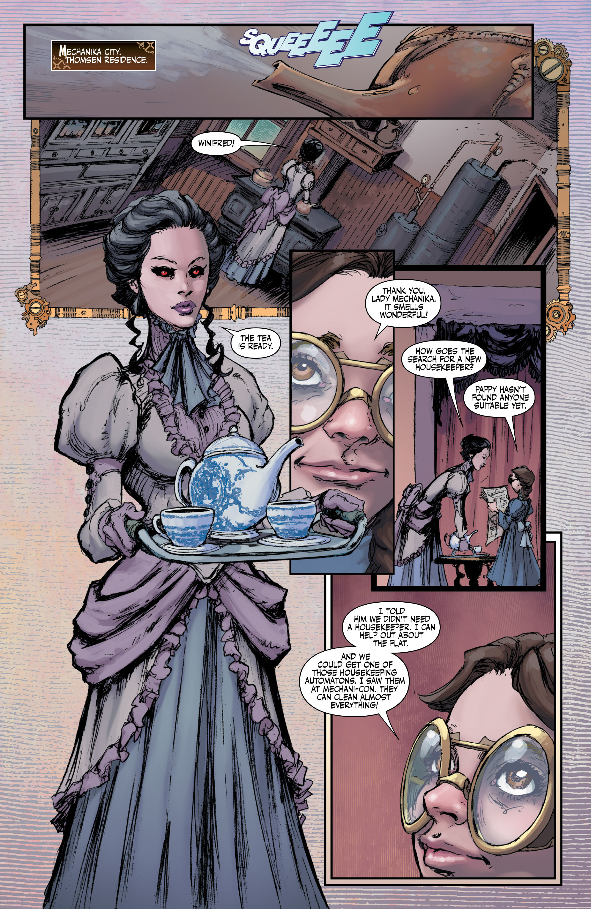 Read online Lady Mechanika: The Lost Boys of West Abbey comic -  Issue #1 - 7