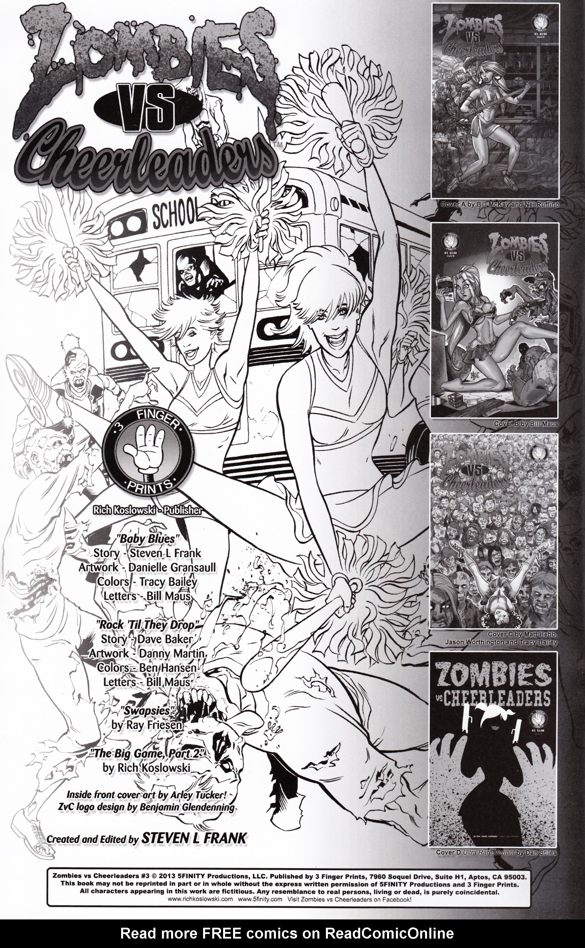 Read online Zombies vs Cheerleaders comic -  Issue #3 - 3