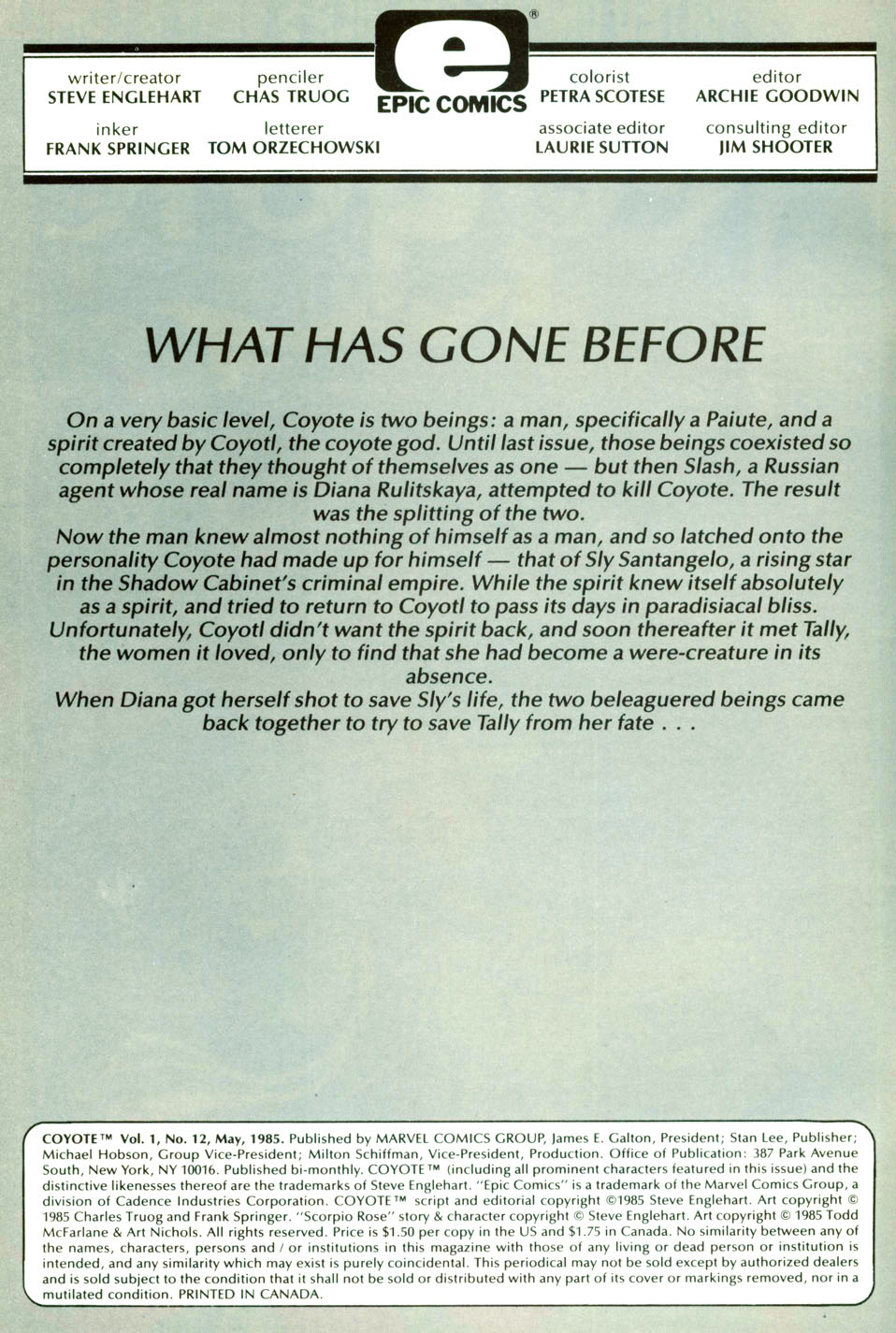 Read online Coyote comic -  Issue #12 - 2