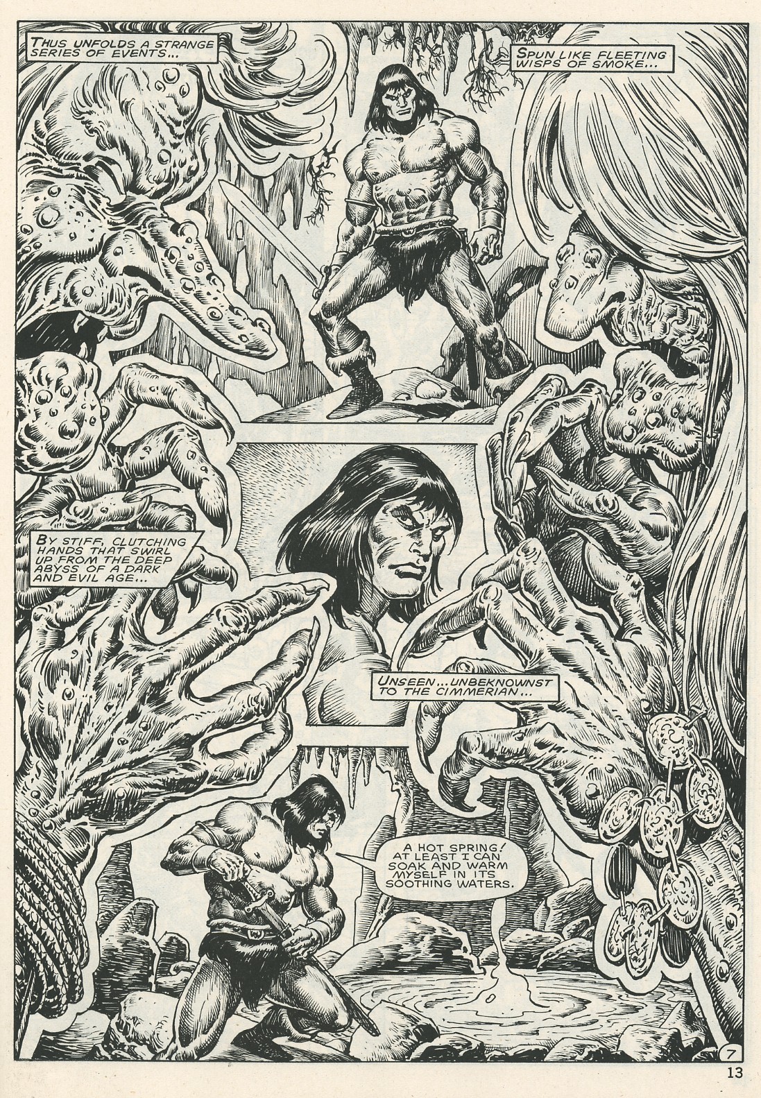Read online The Savage Sword Of Conan comic -  Issue #123 - 13