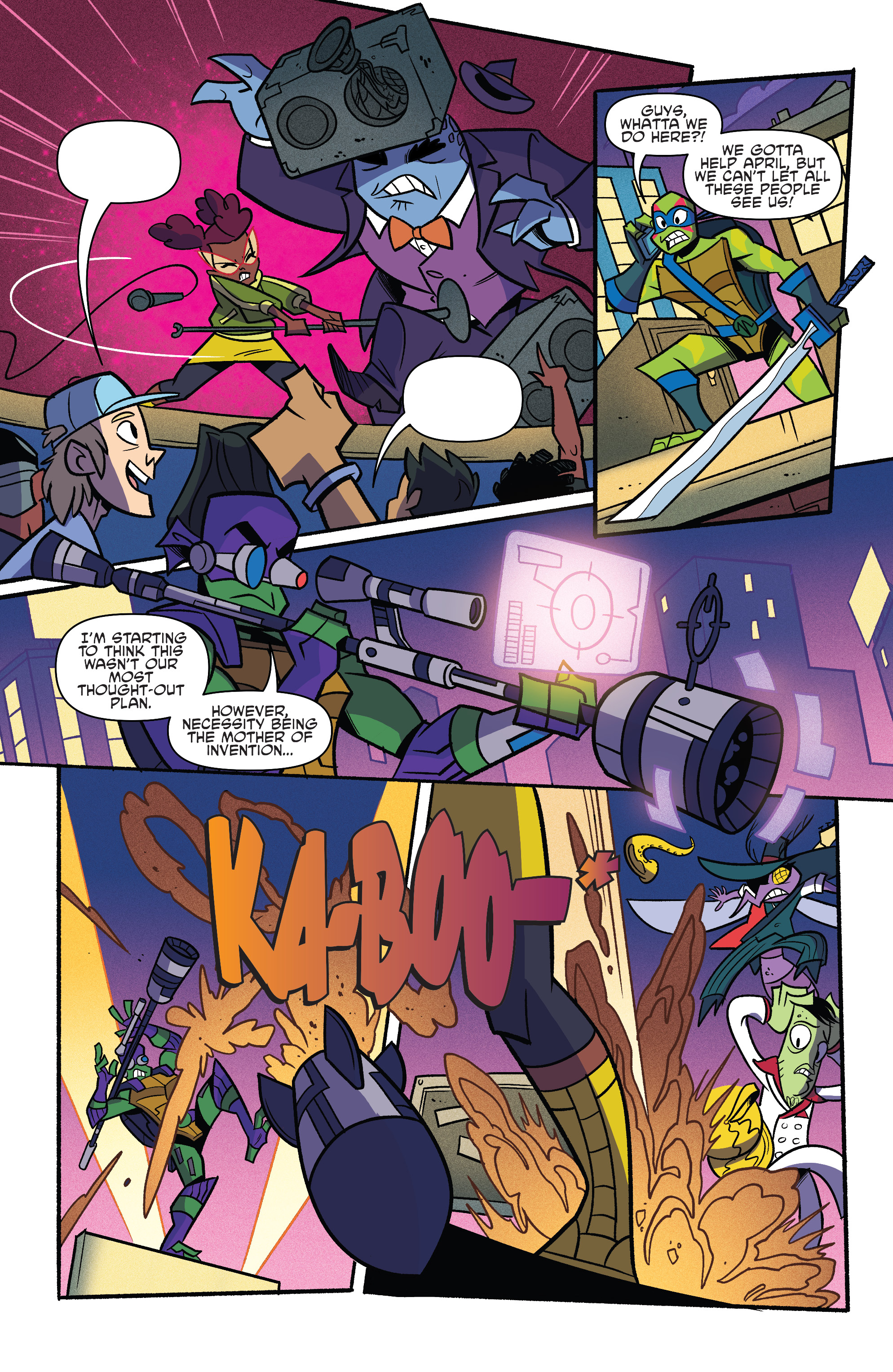 Read online Rise of the Teenage Mutant Ninja Turtles: Sound Off! comic -  Issue #3 - 7