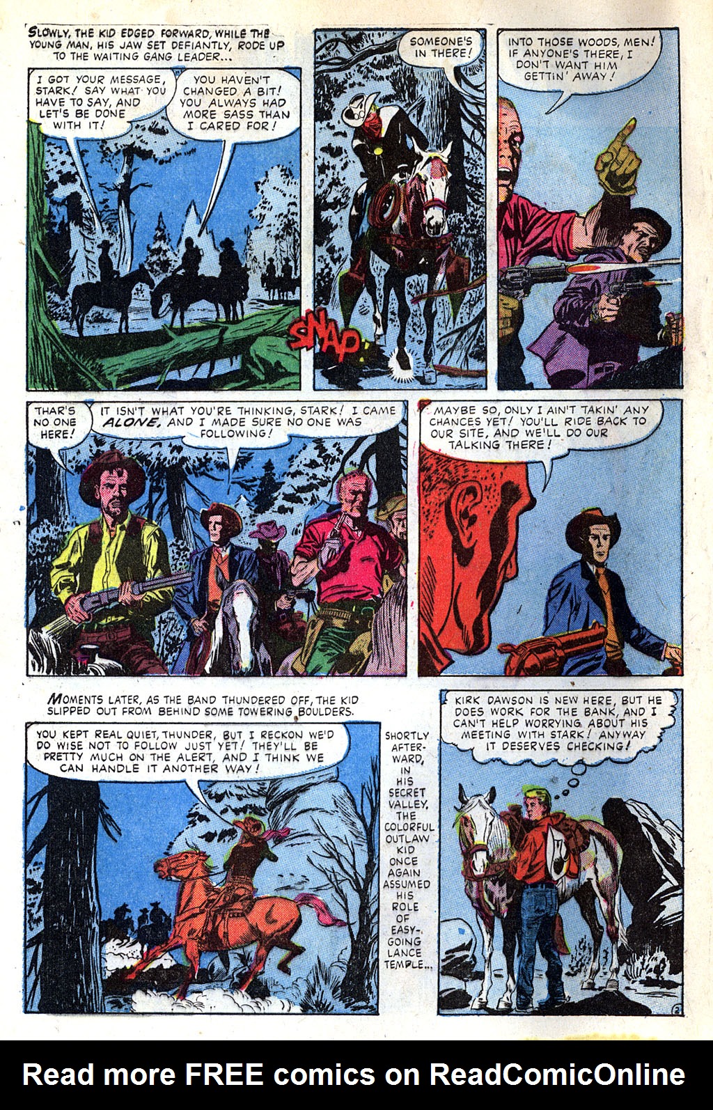 Read online The Outlaw Kid (1954) comic -  Issue #7 - 4