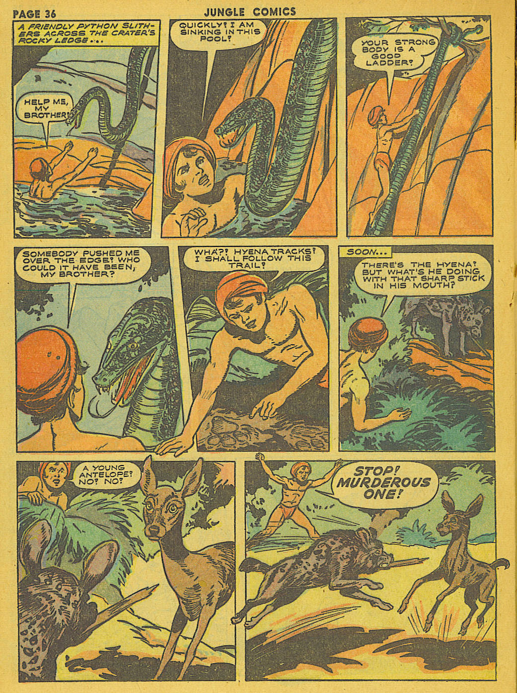 Read online Jungle Comics comic -  Issue #41 - 38
