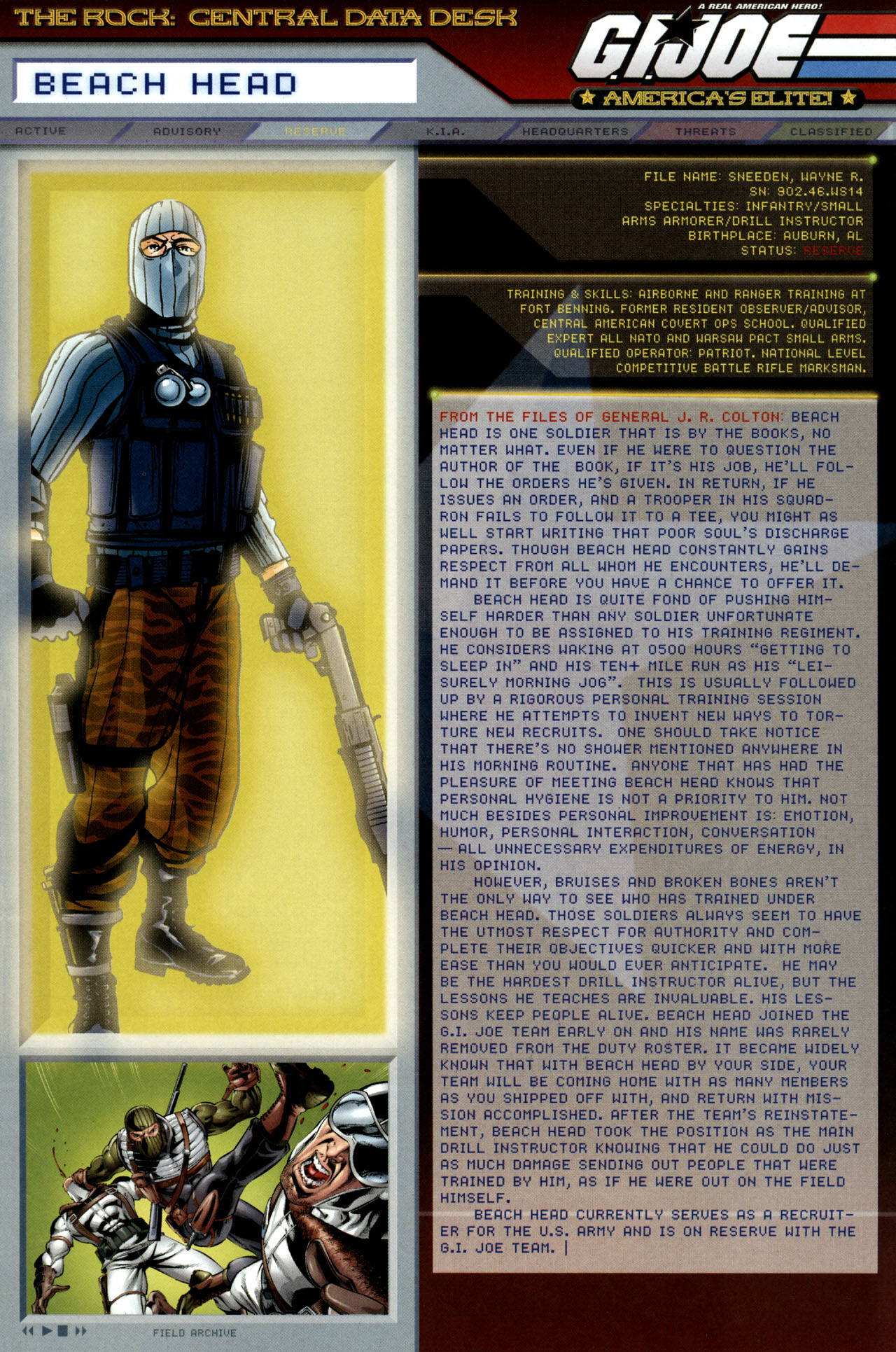 Read online G.I. Joe: Data Desk Handbook comic -  Issue #2 - 7