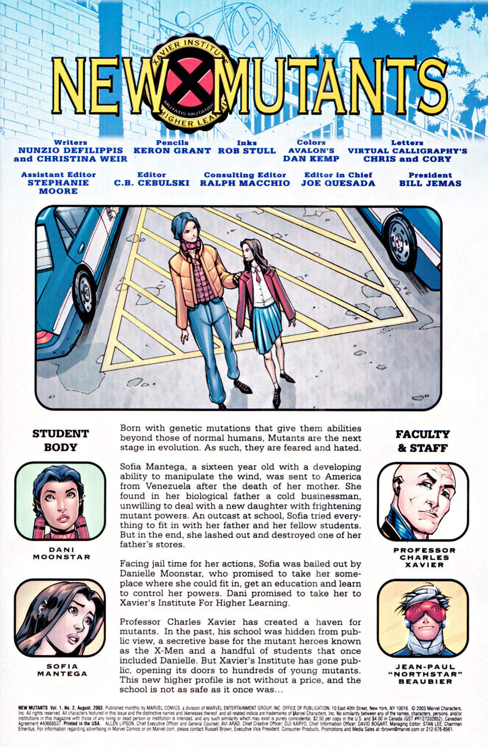 Read online New Mutants (2003) comic -  Issue #2 - 2