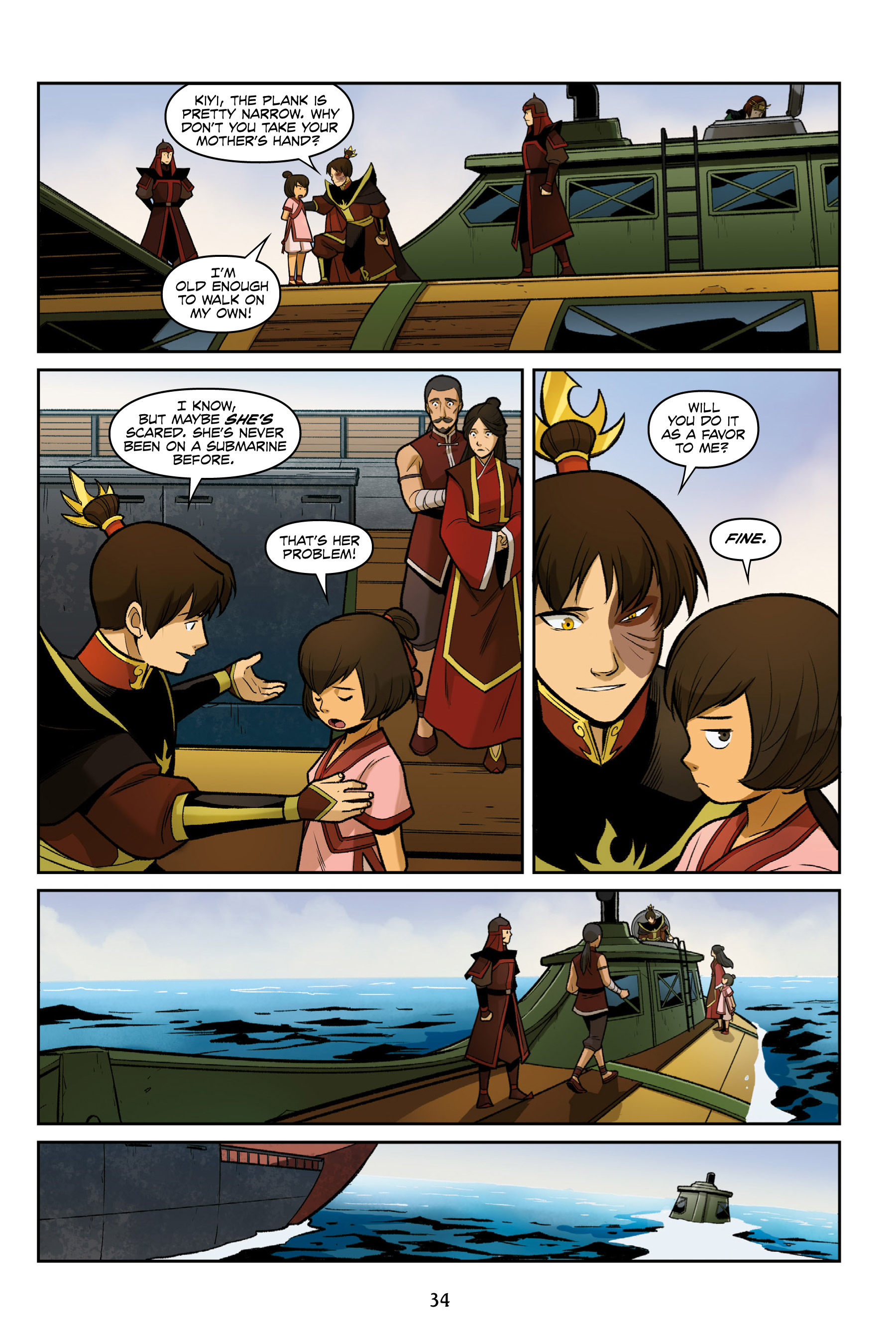 Read online Nickelodeon Avatar: The Last Airbender - Smoke and Shadow comic -  Issue # Part 1 - 34