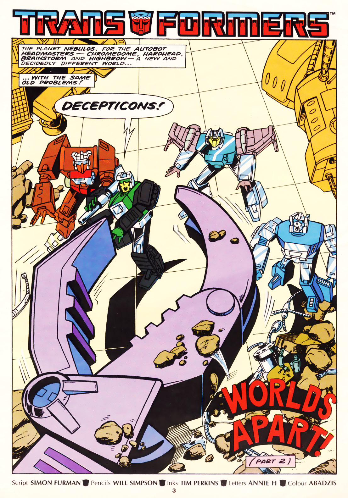 Read online The Transformers (UK) comic -  Issue #257 - 2