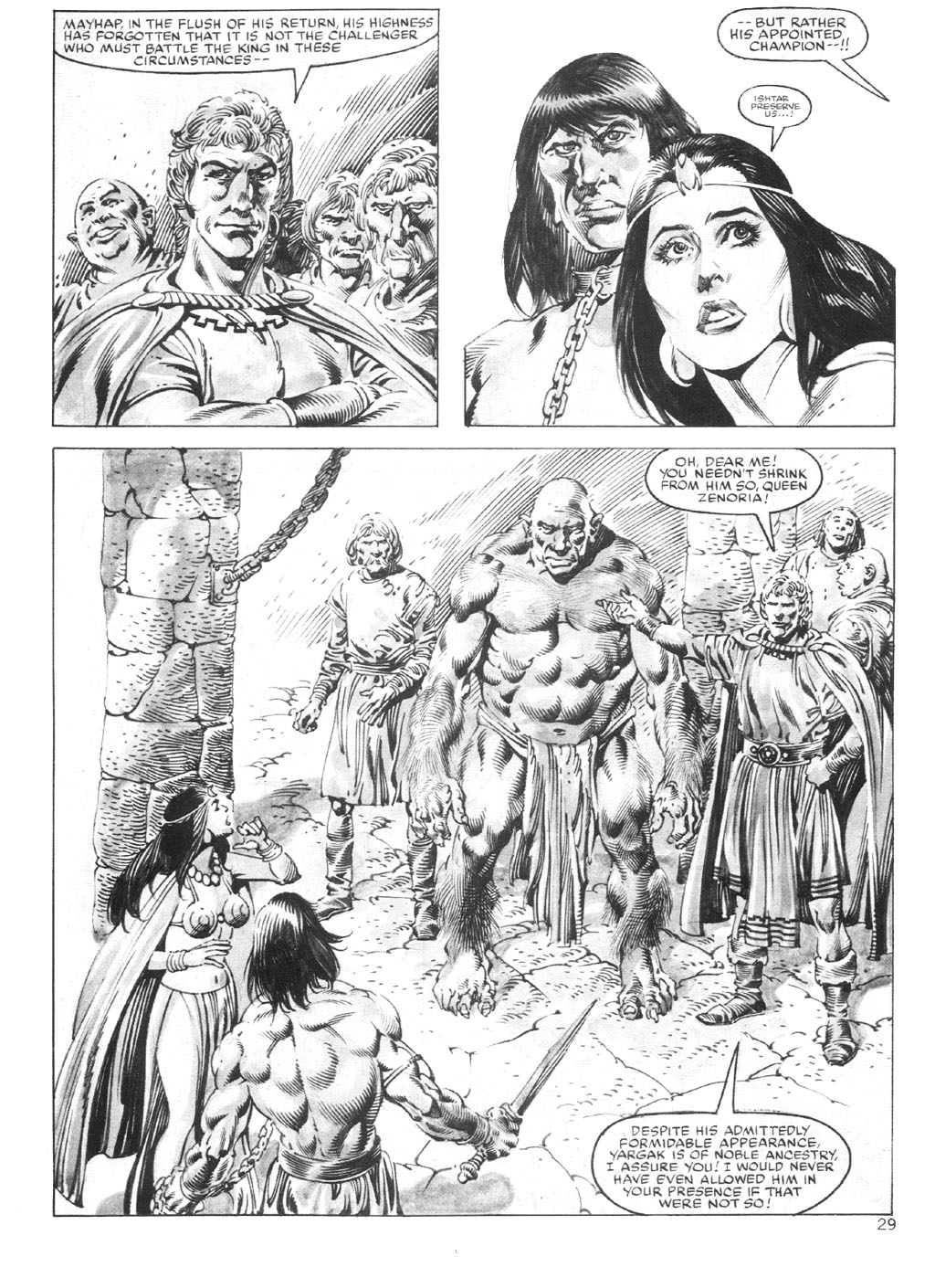 Read online The Savage Sword Of Conan comic -  Issue #93 - 29