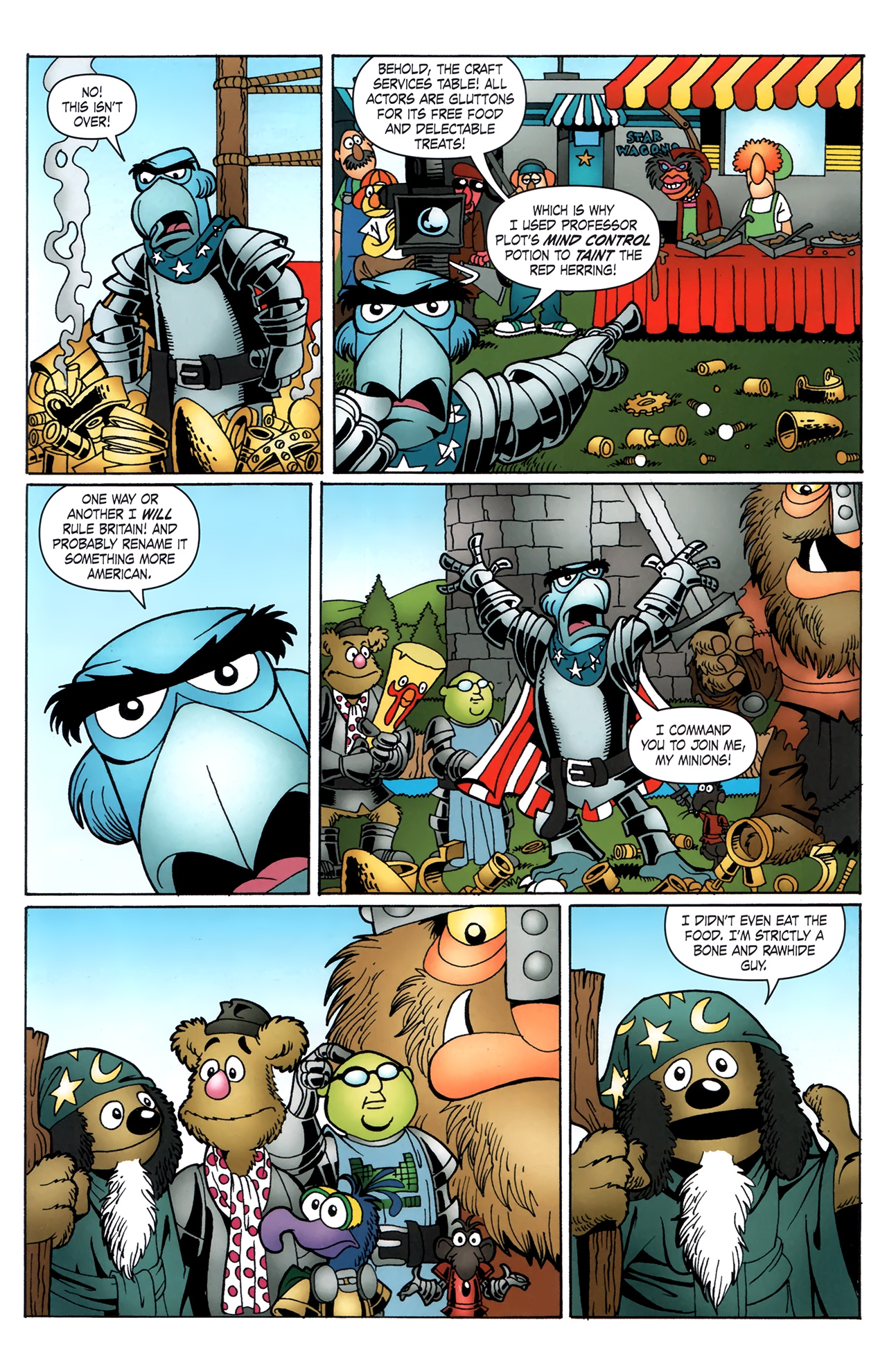 Read online Muppet King Arthur comic -  Issue #4 - 20