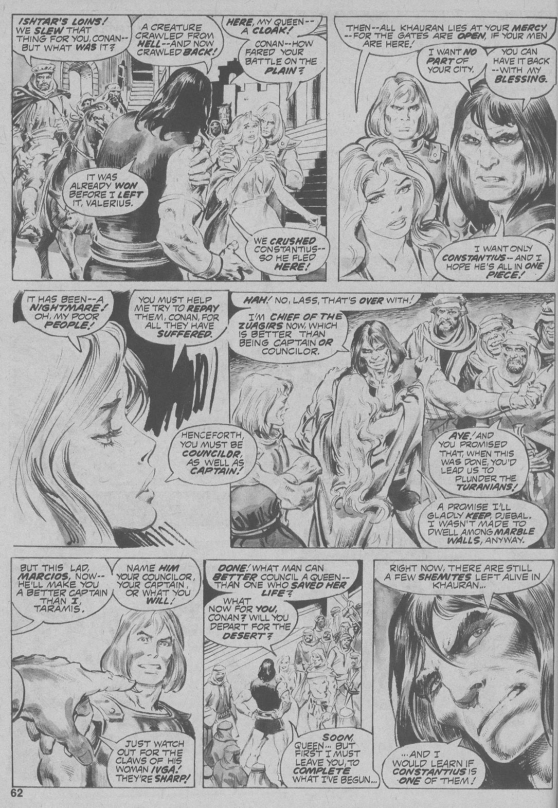 Read online The Savage Sword Of Conan comic -  Issue #5 - 62