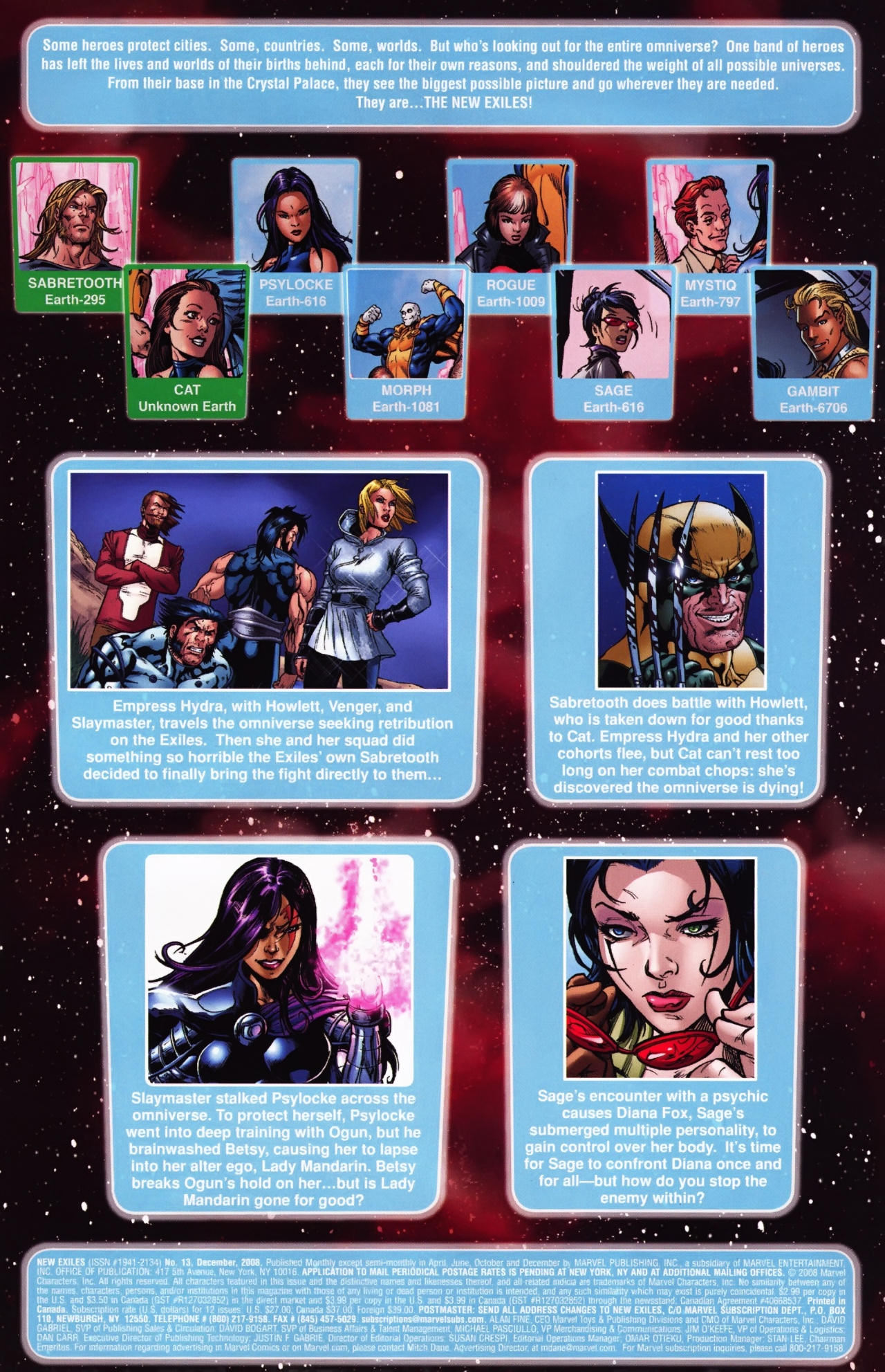 Read online New Exiles comic -  Issue #13 - 2