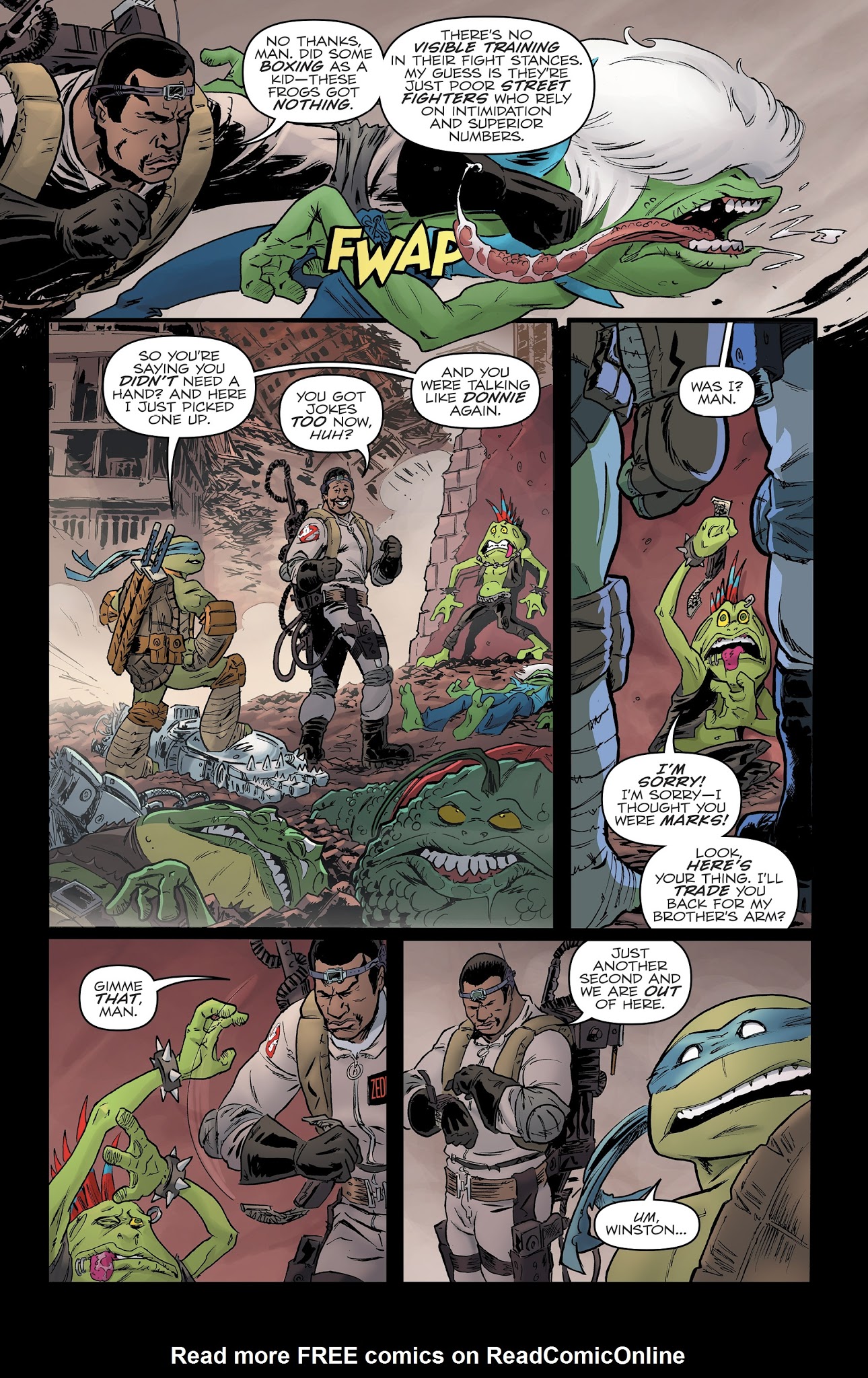 Read online Teenage Mutant Ninja Turtles/Ghostbusters 2 comic -  Issue #3 - 23