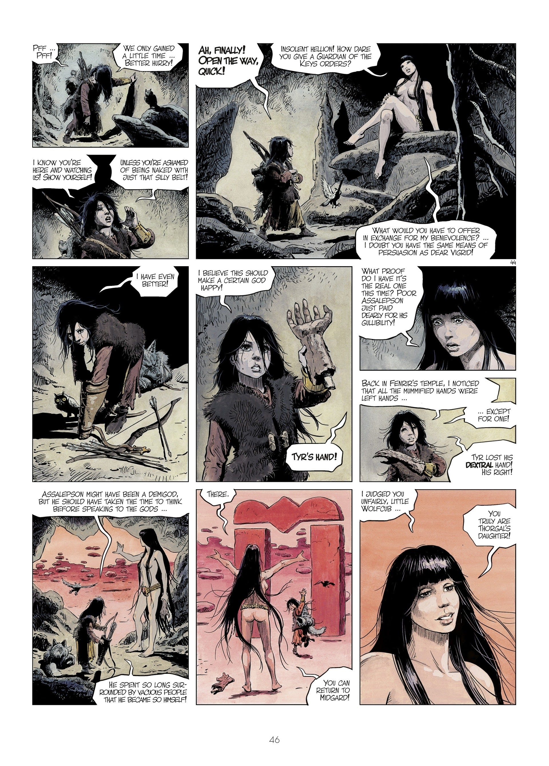 Read online The World of Thorgal: Wolfcub comic -  Issue #3 - 48