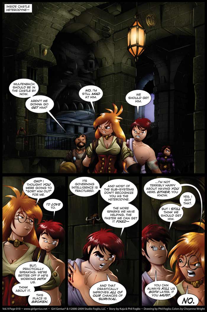 Read online Girl Genius (2002) comic -  Issue #9 - 11