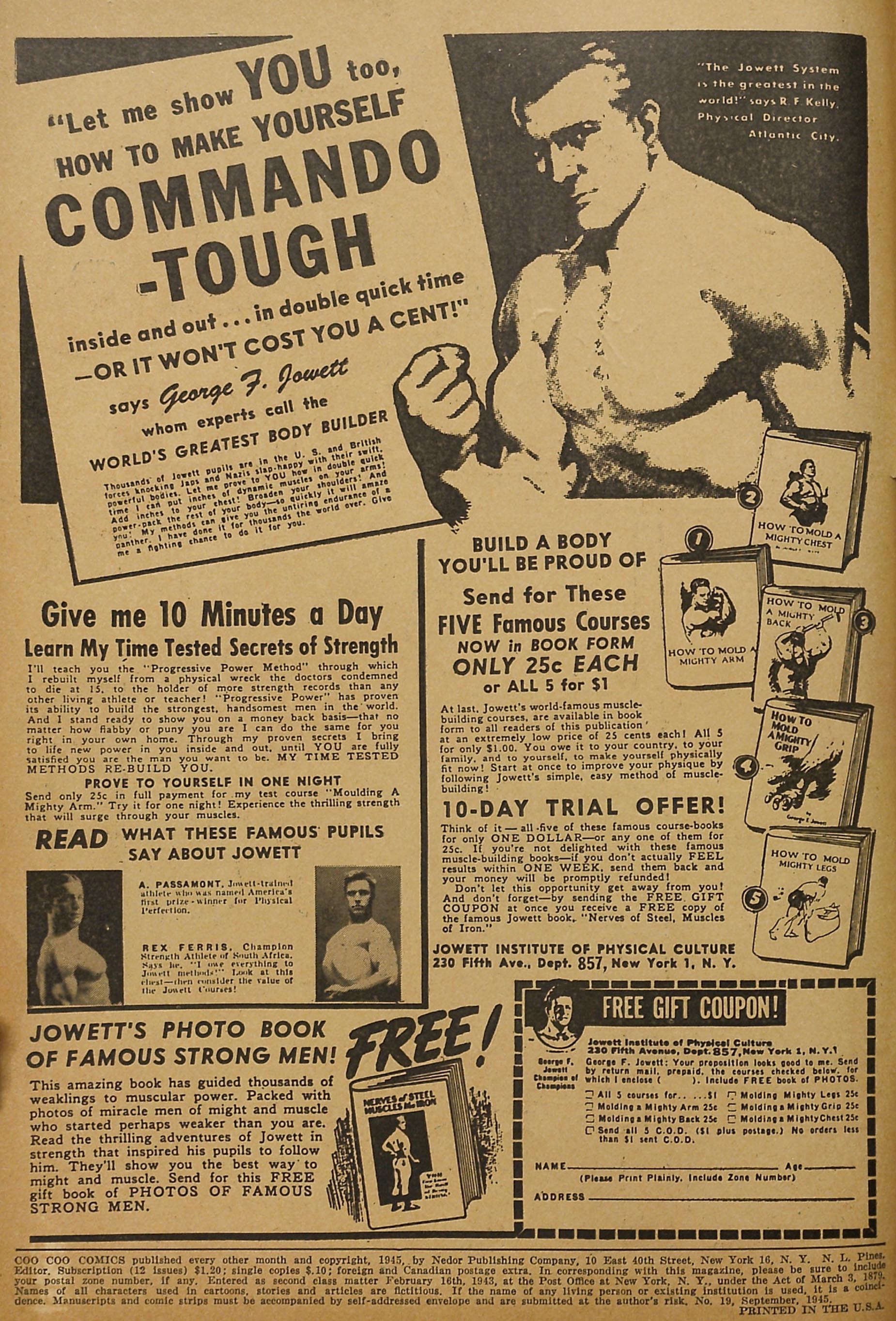 Read online Coo Coo Comics comic -  Issue #19 - 2