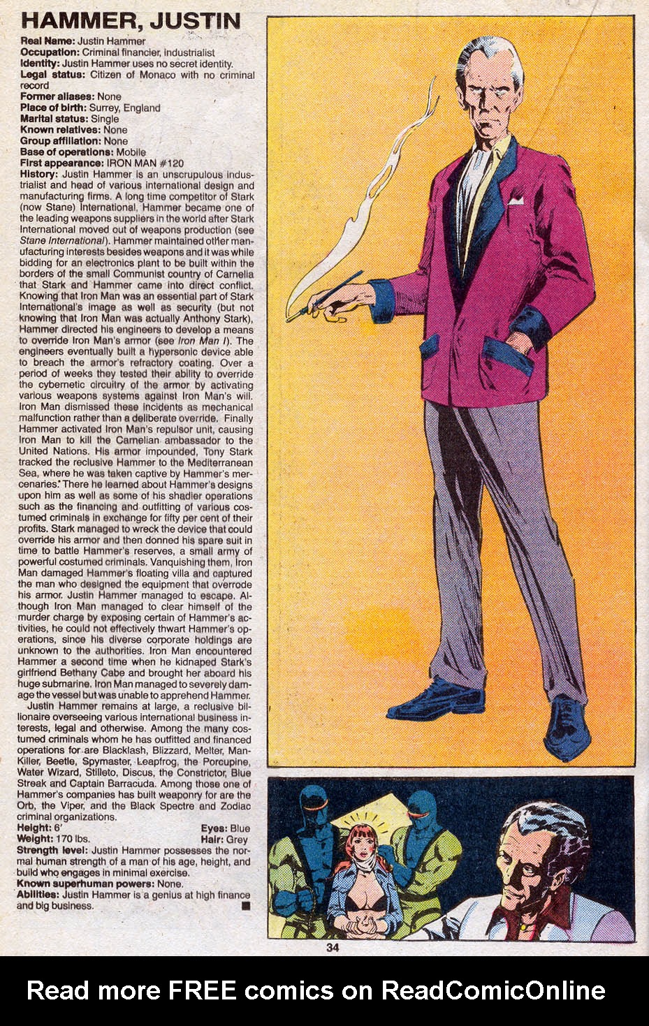 Read online The Official Handbook of the Marvel Universe Deluxe Edition comic -  Issue #5 - 36