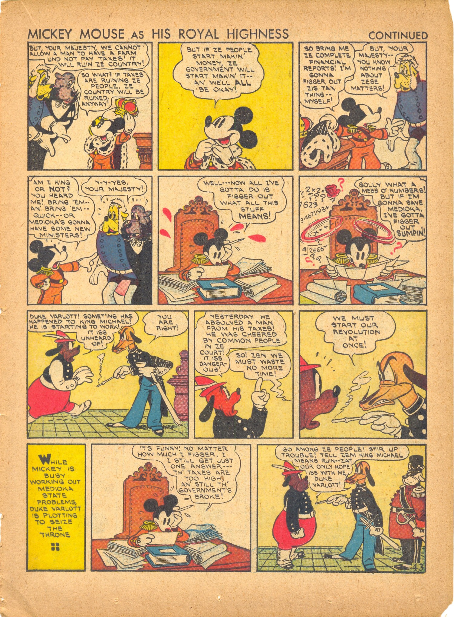 Read online Walt Disney's Comics and Stories comic -  Issue #7 - 45