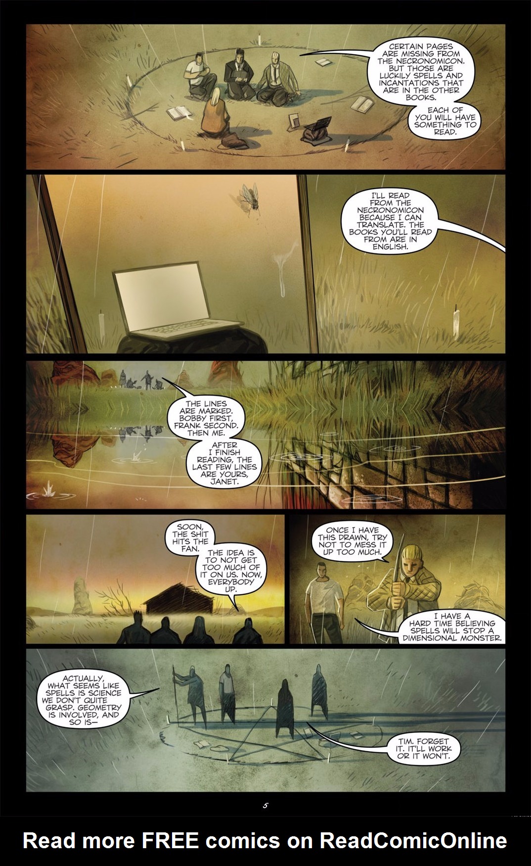 Read online H.P. Lovecraft's The Dunwich Horror comic -  Issue #4 - 8