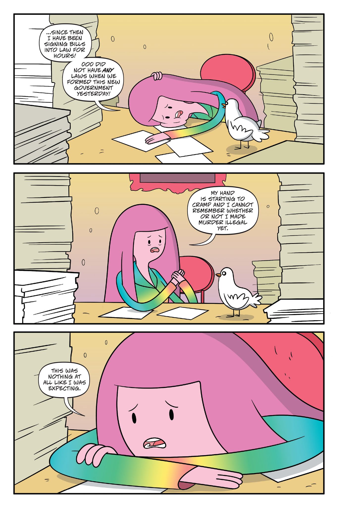 Read online Adventure Time: President Bubblegum comic -  Issue # TPB - 63