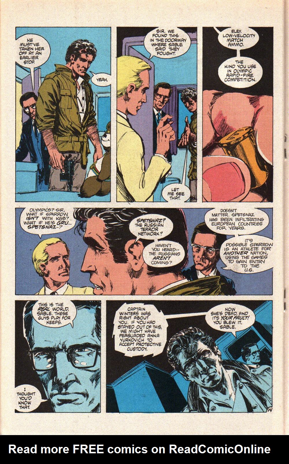 Read online Jon Sable, Freelance comic -  Issue #18 - 18