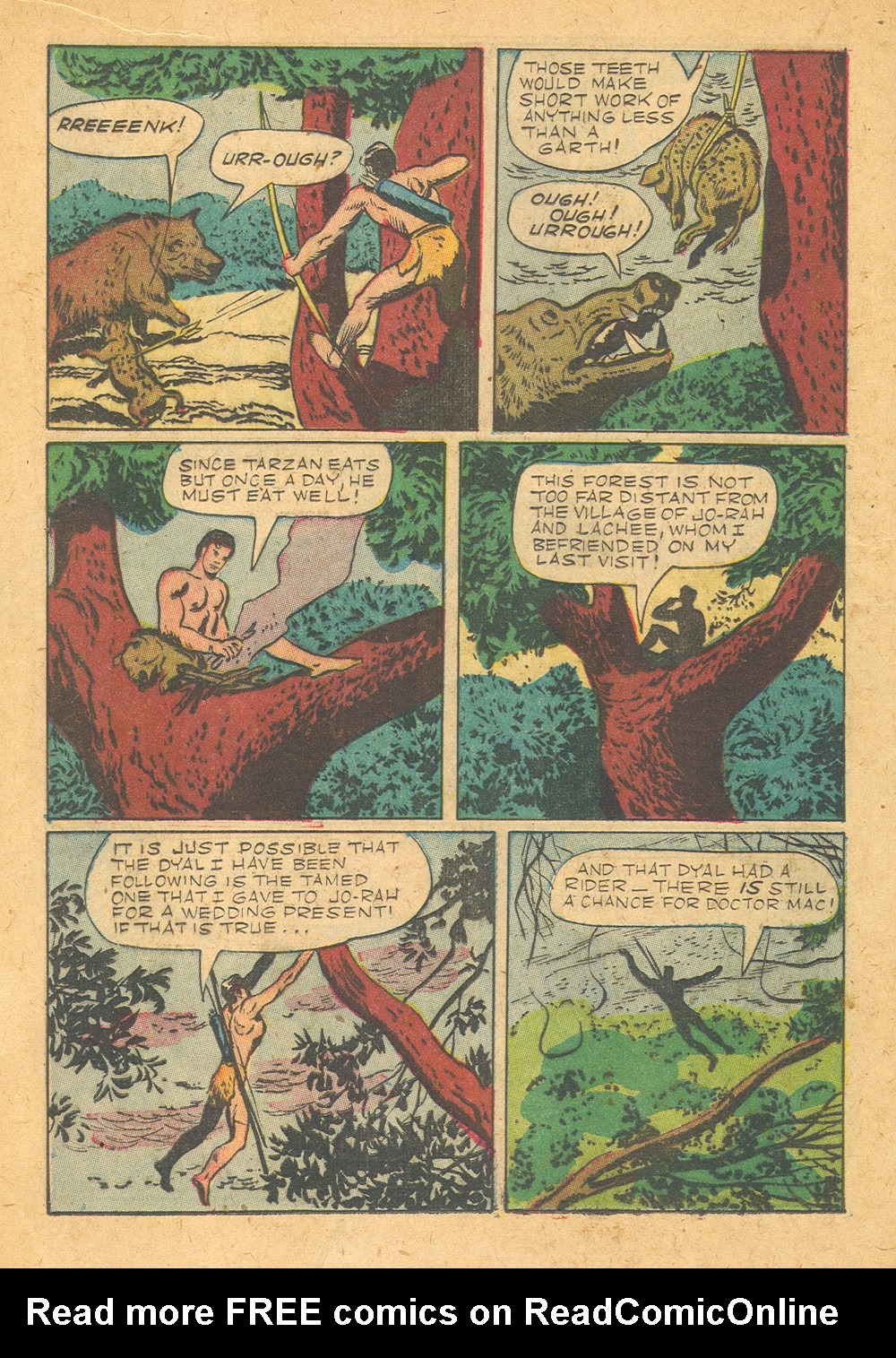 Read online Tarzan (1948) comic -  Issue #24 - 16