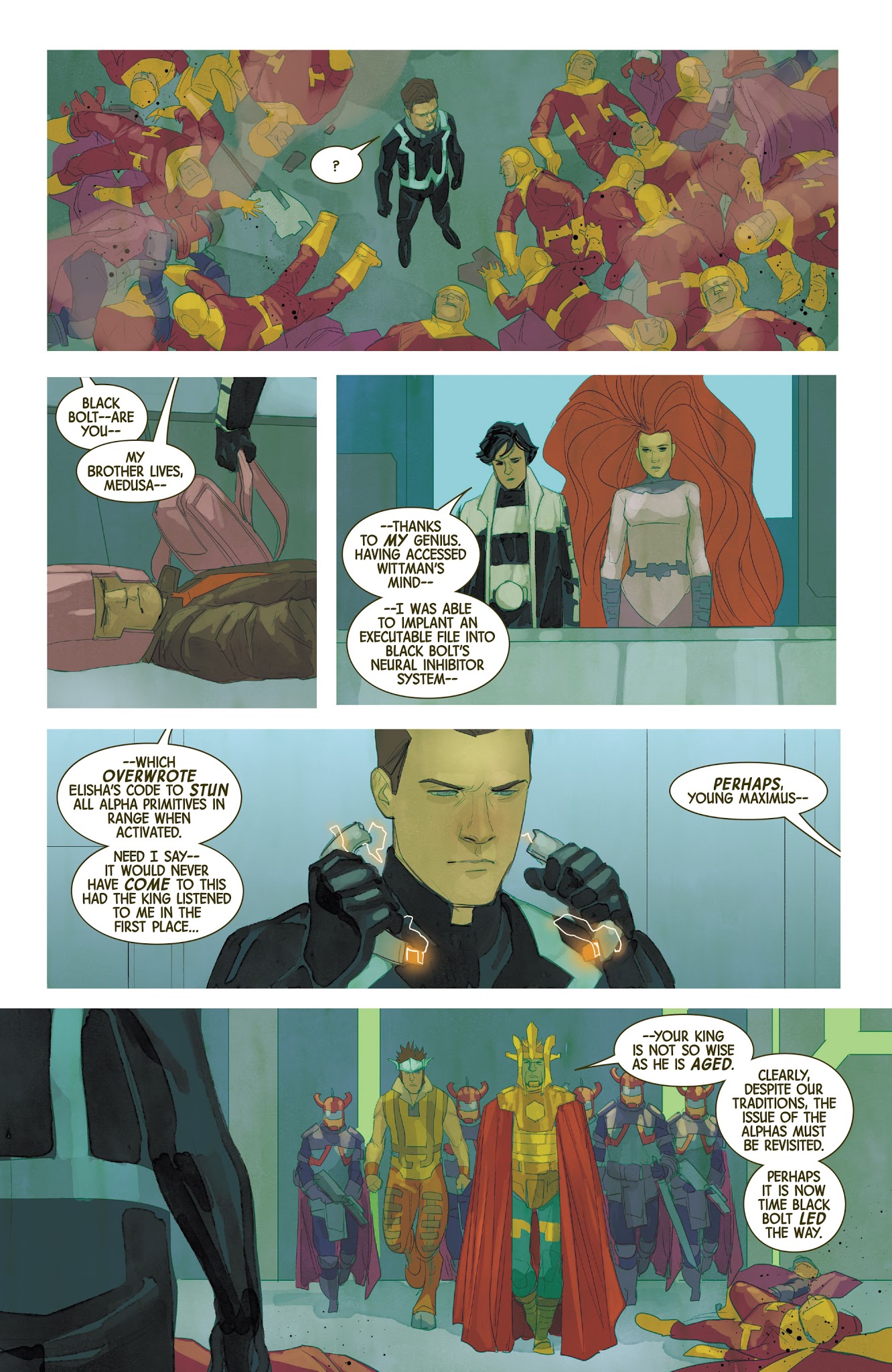 Read online Inhumans: Once And Future Kings comic -  Issue #5 - 17