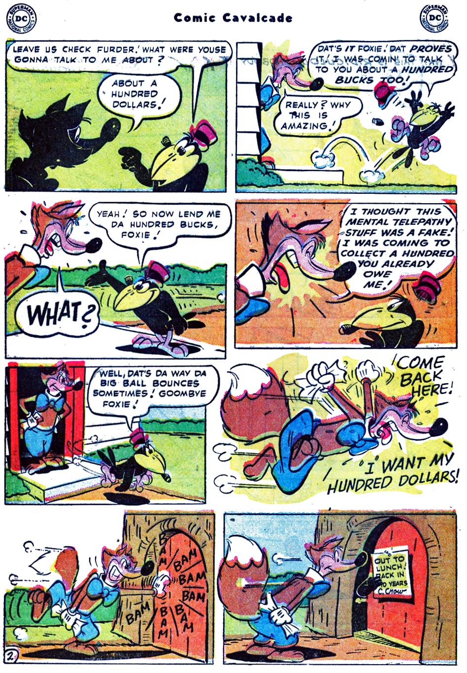 Read online Comic Cavalcade comic -  Issue #55 - 4