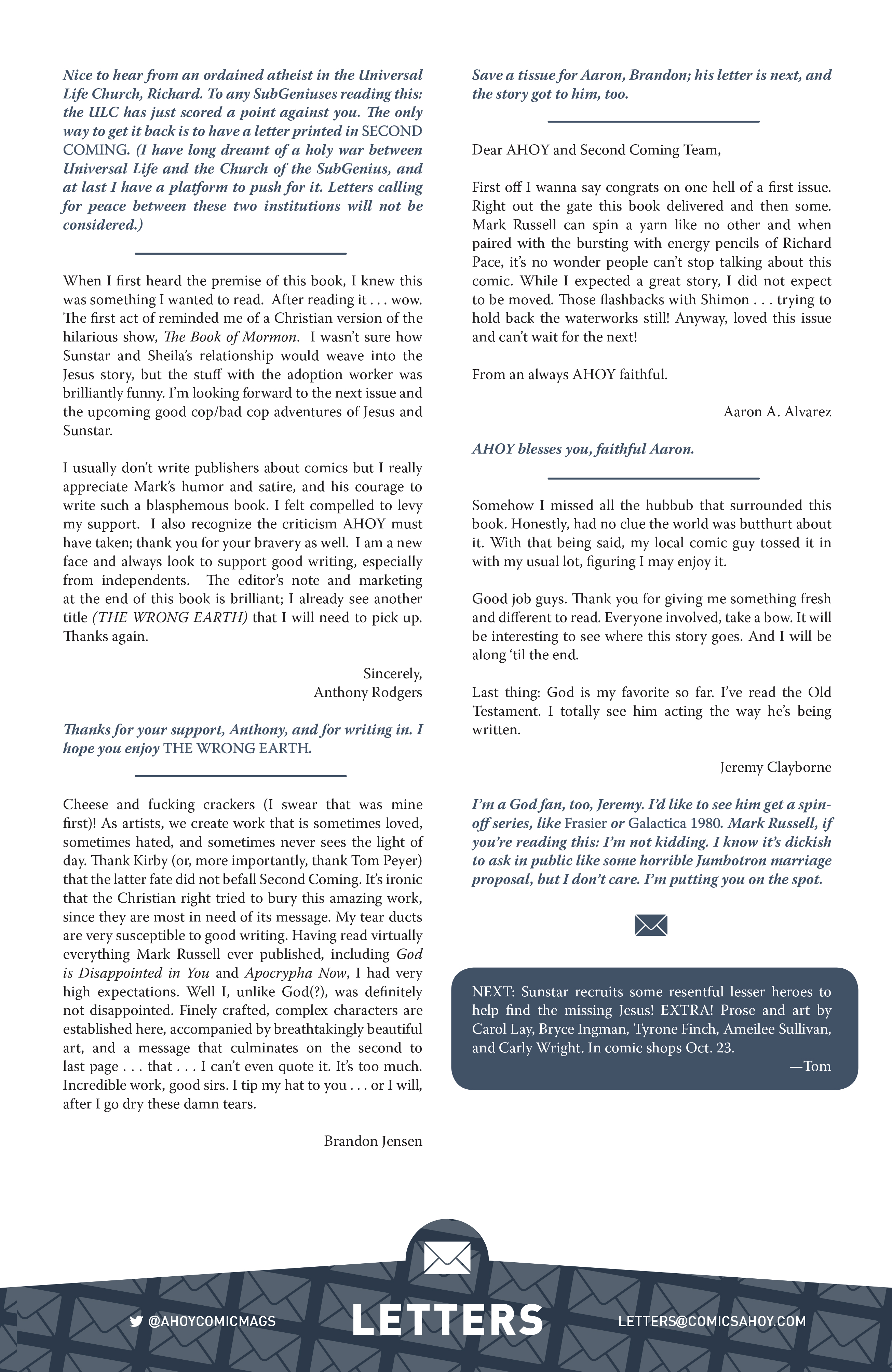 Read online Second Coming comic -  Issue #3 - 27