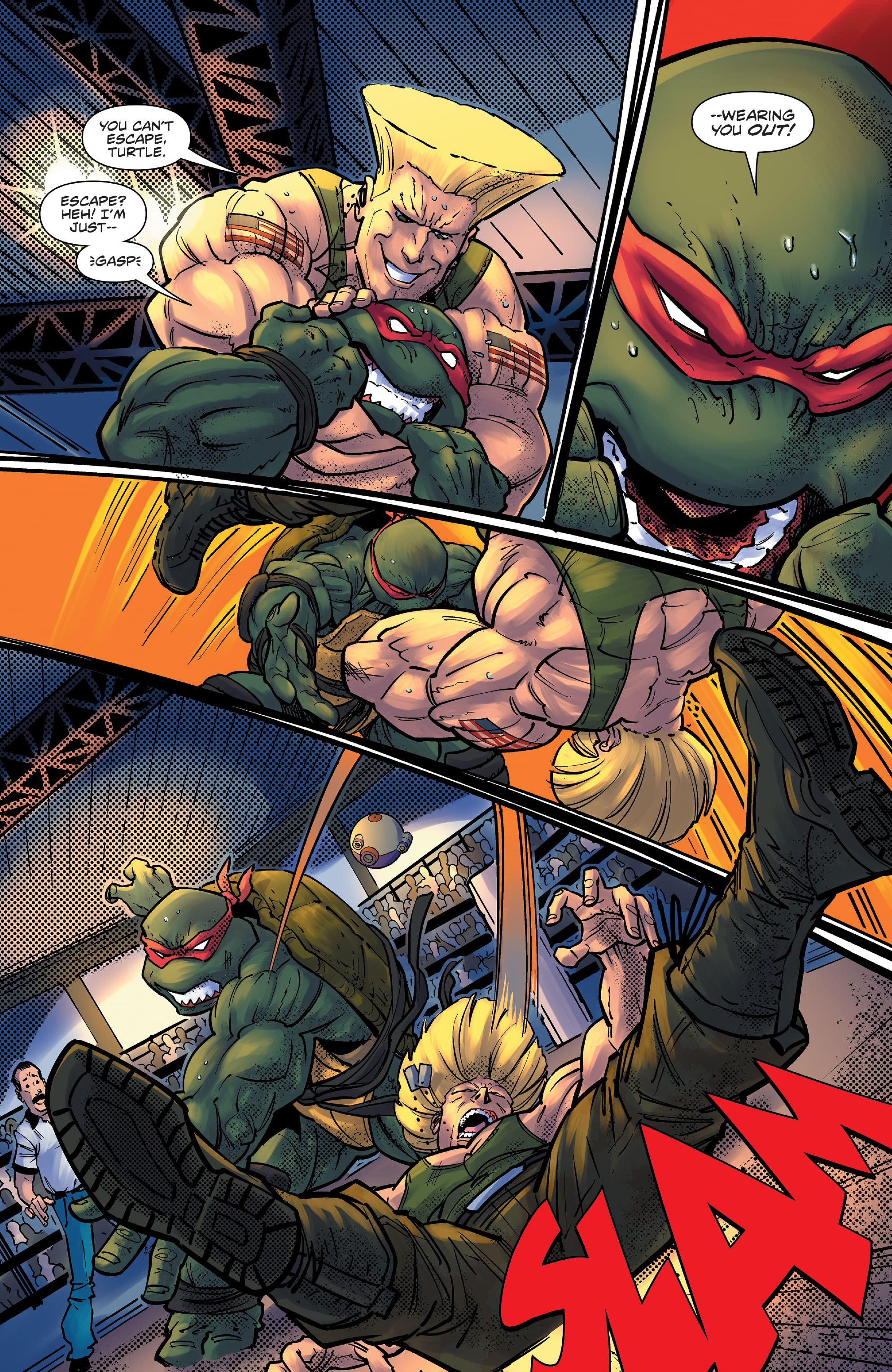 Read online Teenage Mutant Ninja Turtles vs. Street Fighter comic -  Issue #1 - 5