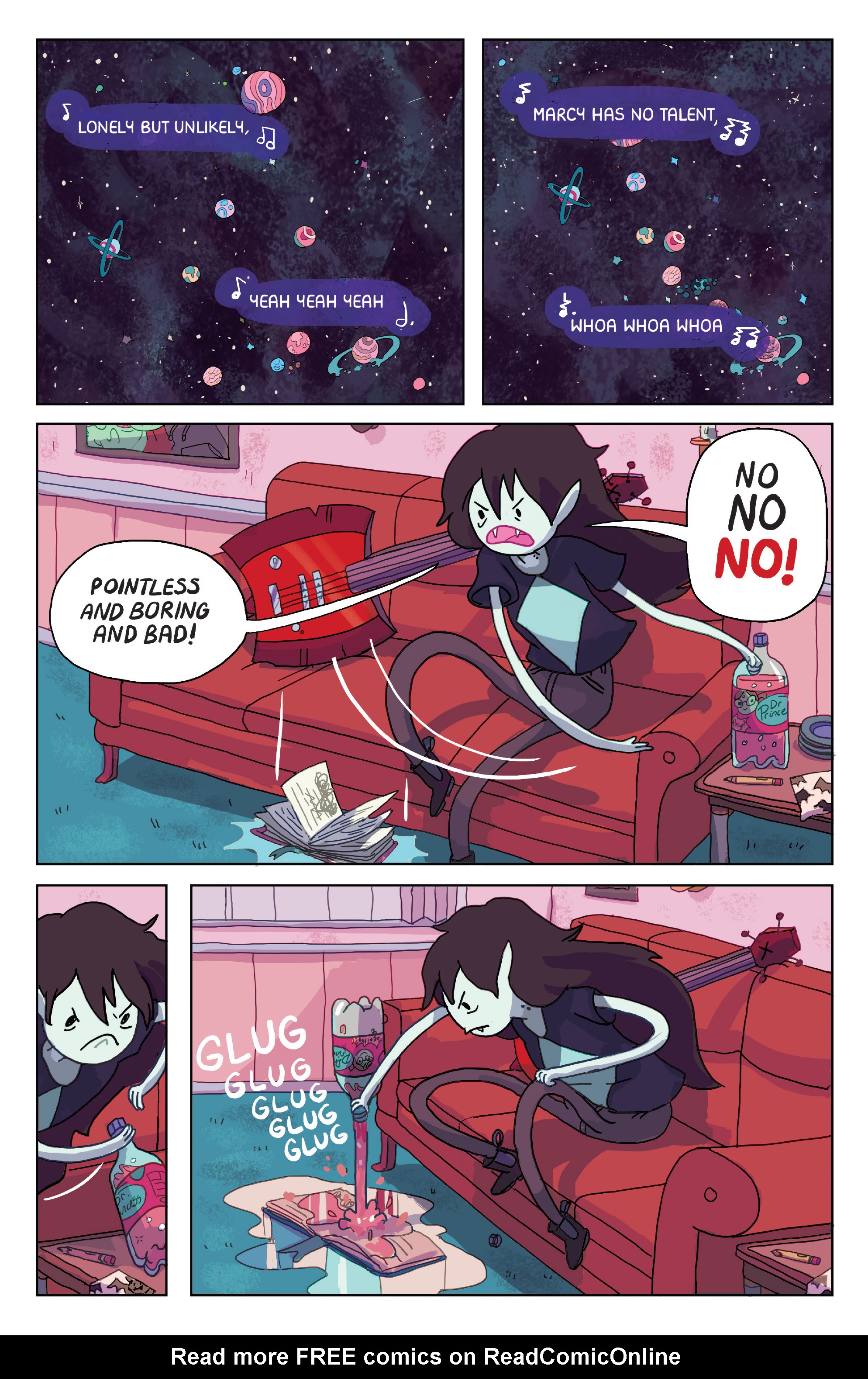Read online Adventure Time: Marceline Gone Adrift comic -  Issue #1 - 4