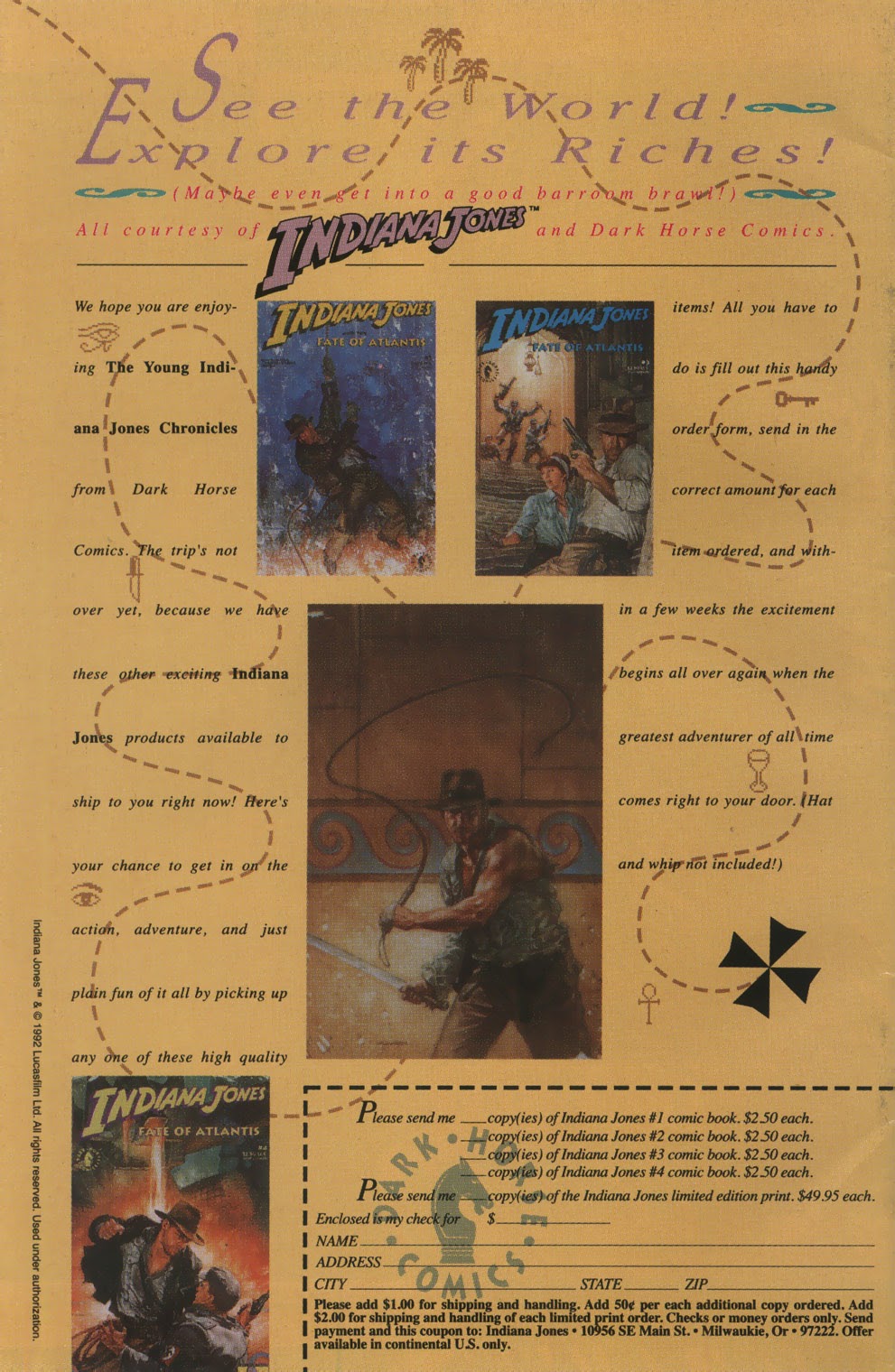 Read online Young Indiana Jones Chronicles comic -  Issue #1 - 32