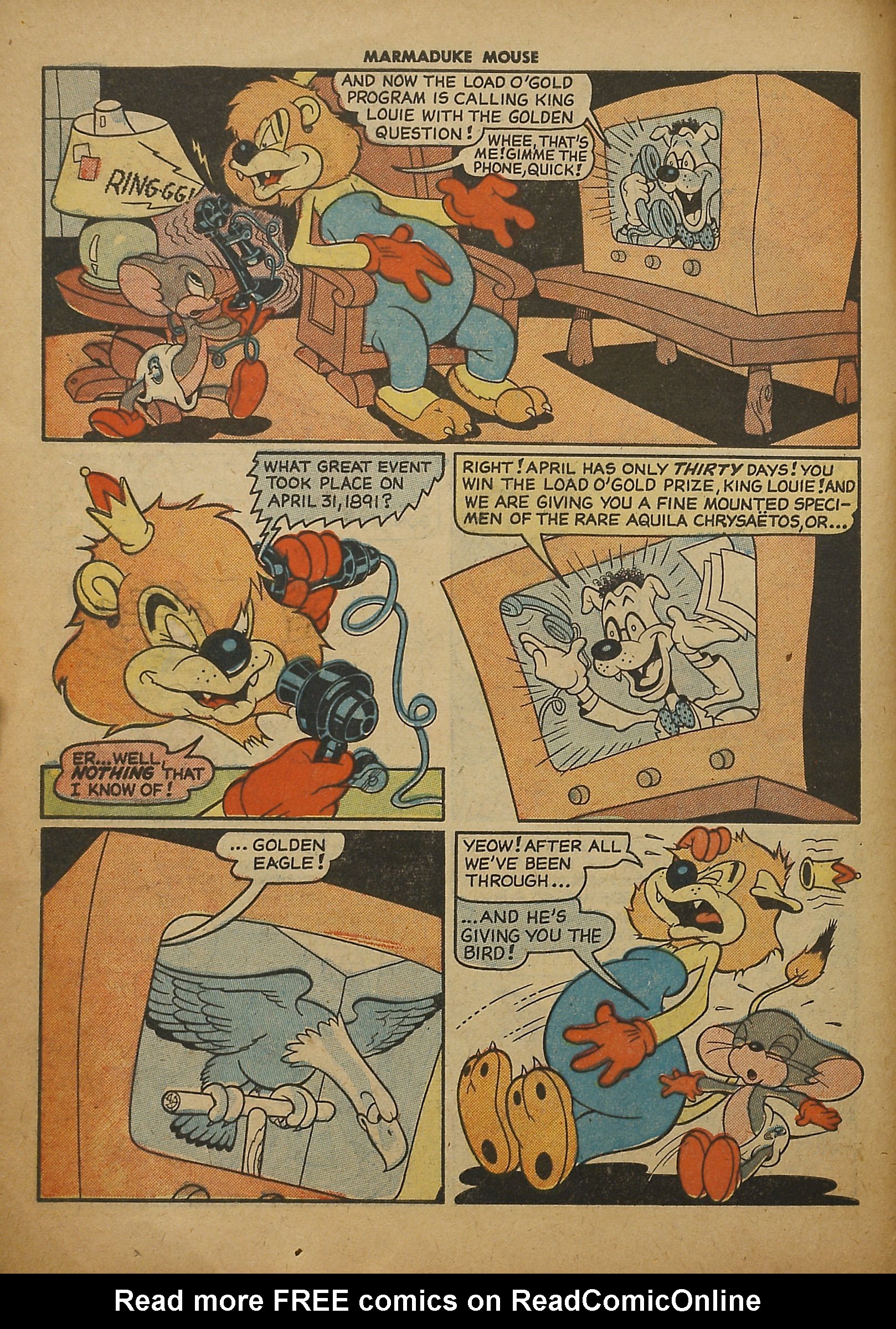 Read online Marmaduke Mouse comic -  Issue #12 - 8