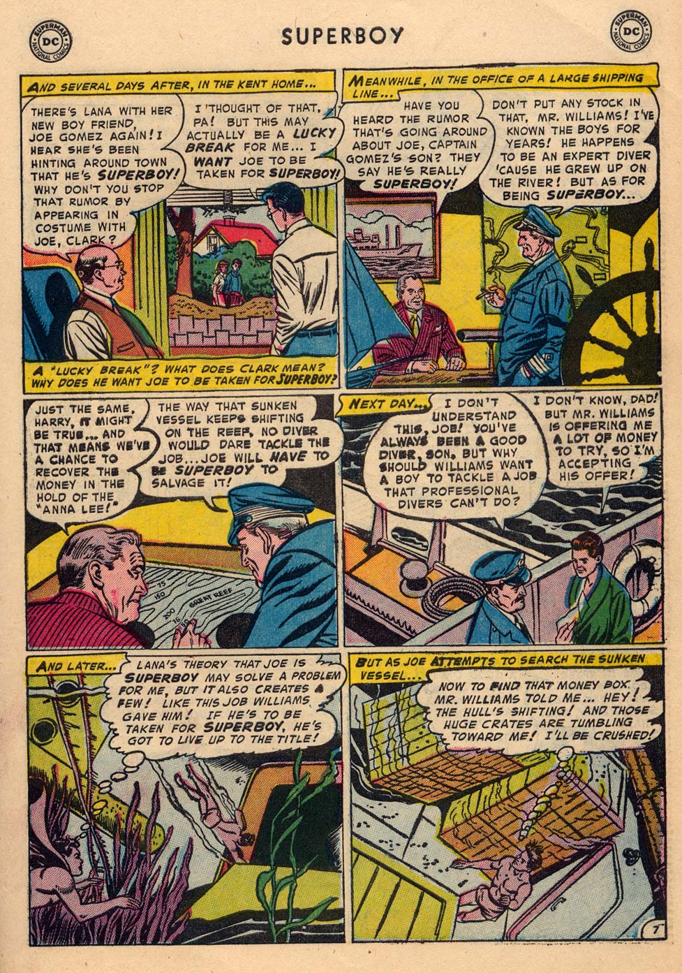 Read online Superboy (1949) comic -  Issue #26 - 33