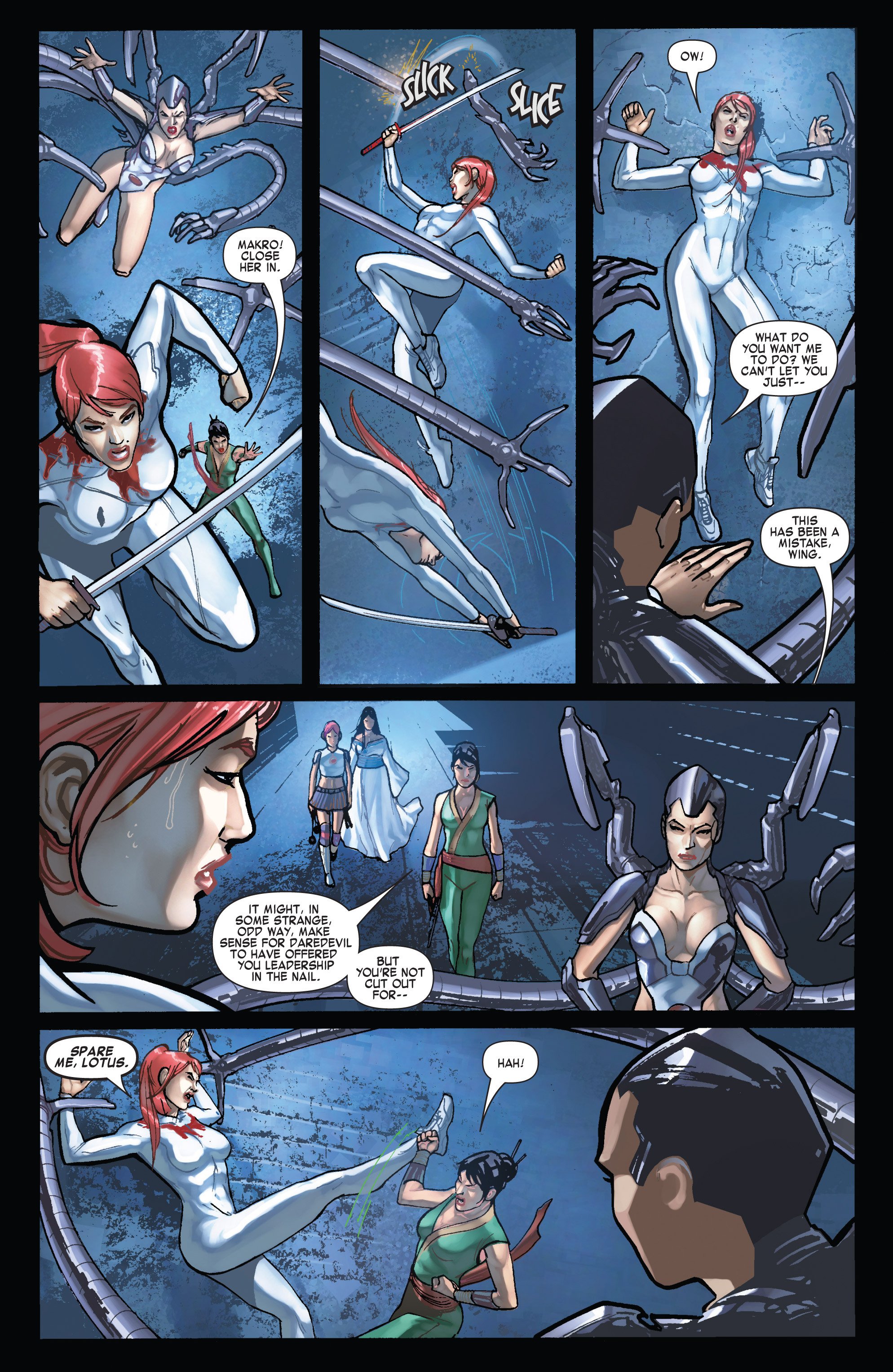 Read online Shadowland: Daughters of the Shadow comic -  Issue #3 - 4