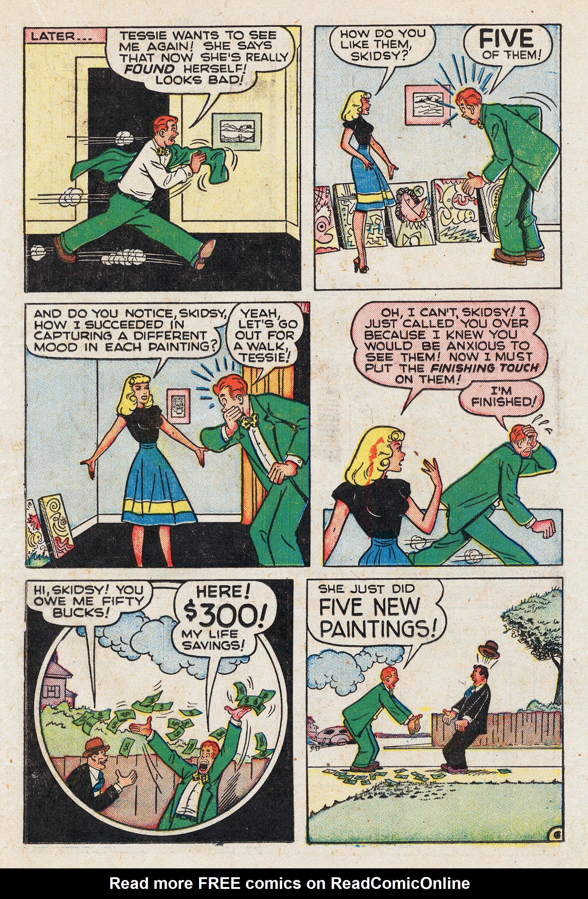 Read online Tessie the Typist comic -  Issue #22 - 31