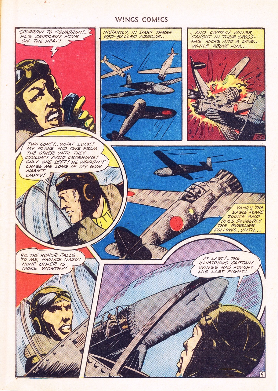 Read online Wings Comics comic -  Issue #37 - 11